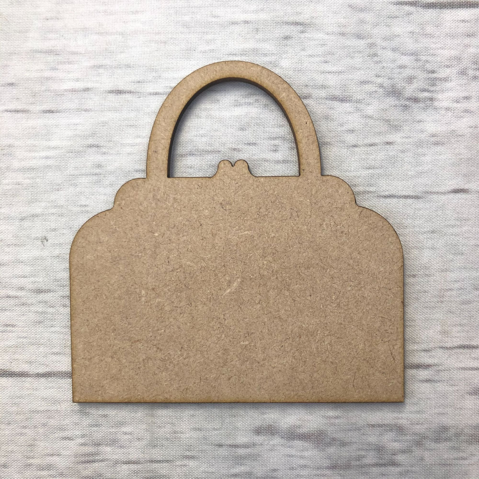 Hand Bag 1 Wooden Craft Shape