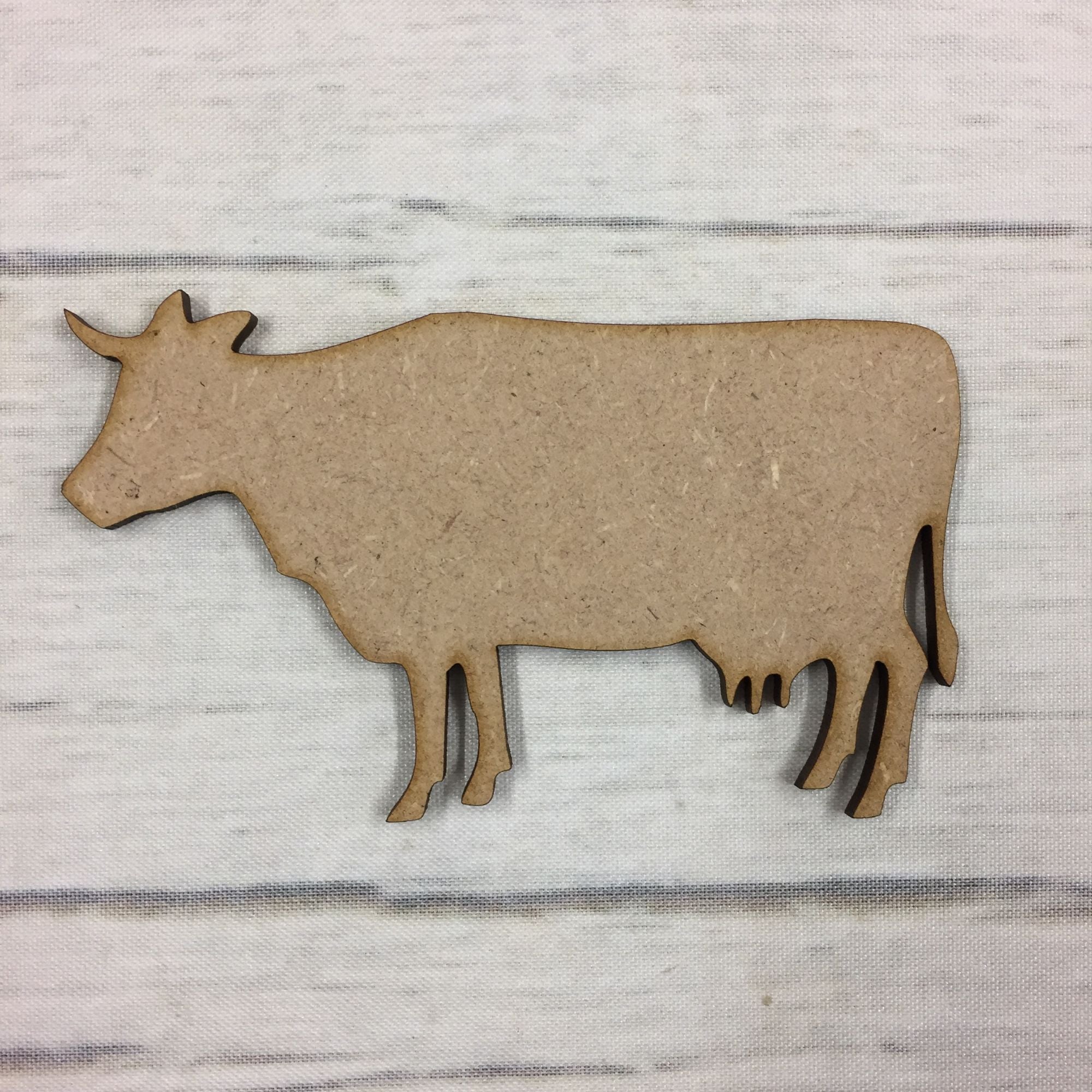 Cow 2 Wooden Craft Shape