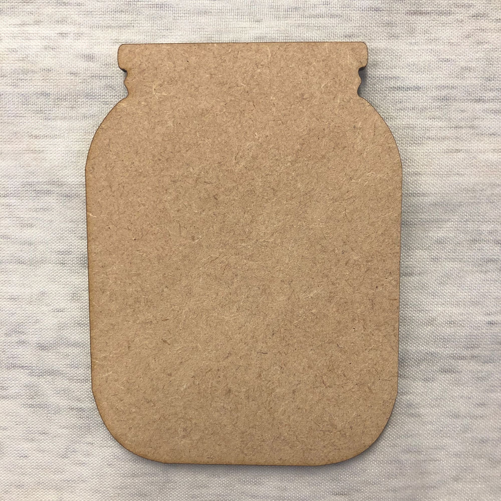 Jam jar Wooden Craft Shape