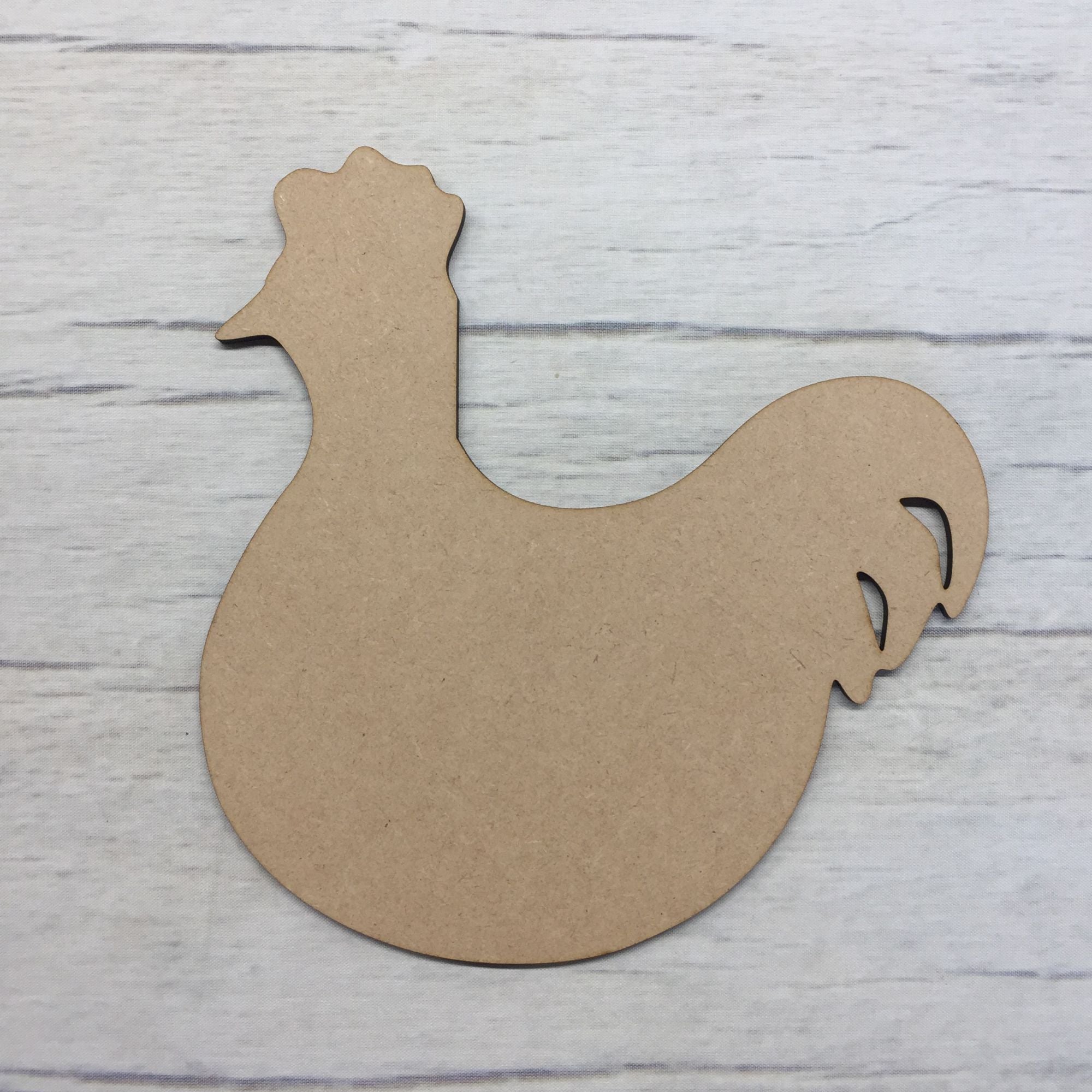 Chicken 2 Wooden Craft Shape