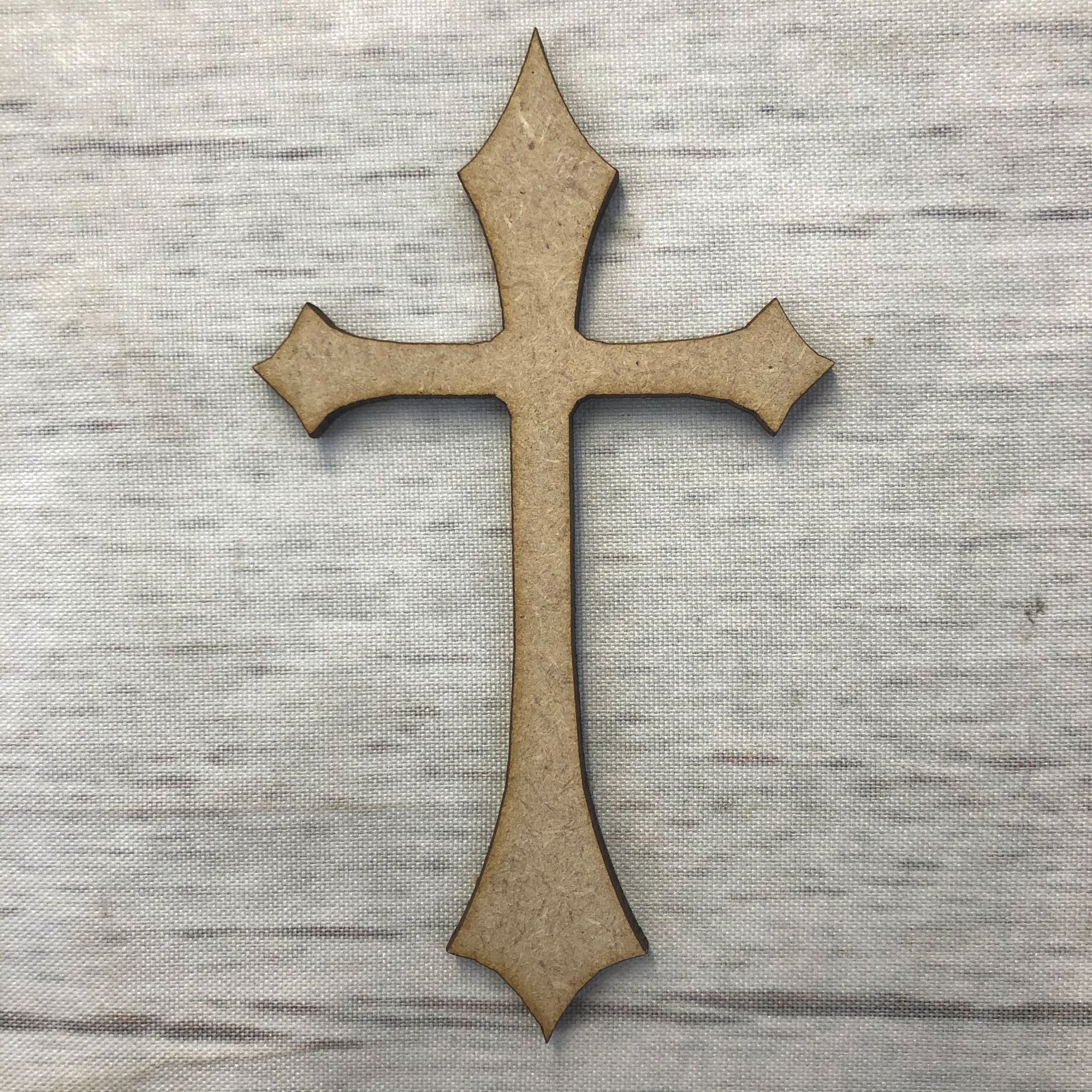 Cross 3 Wooden Craft Shape