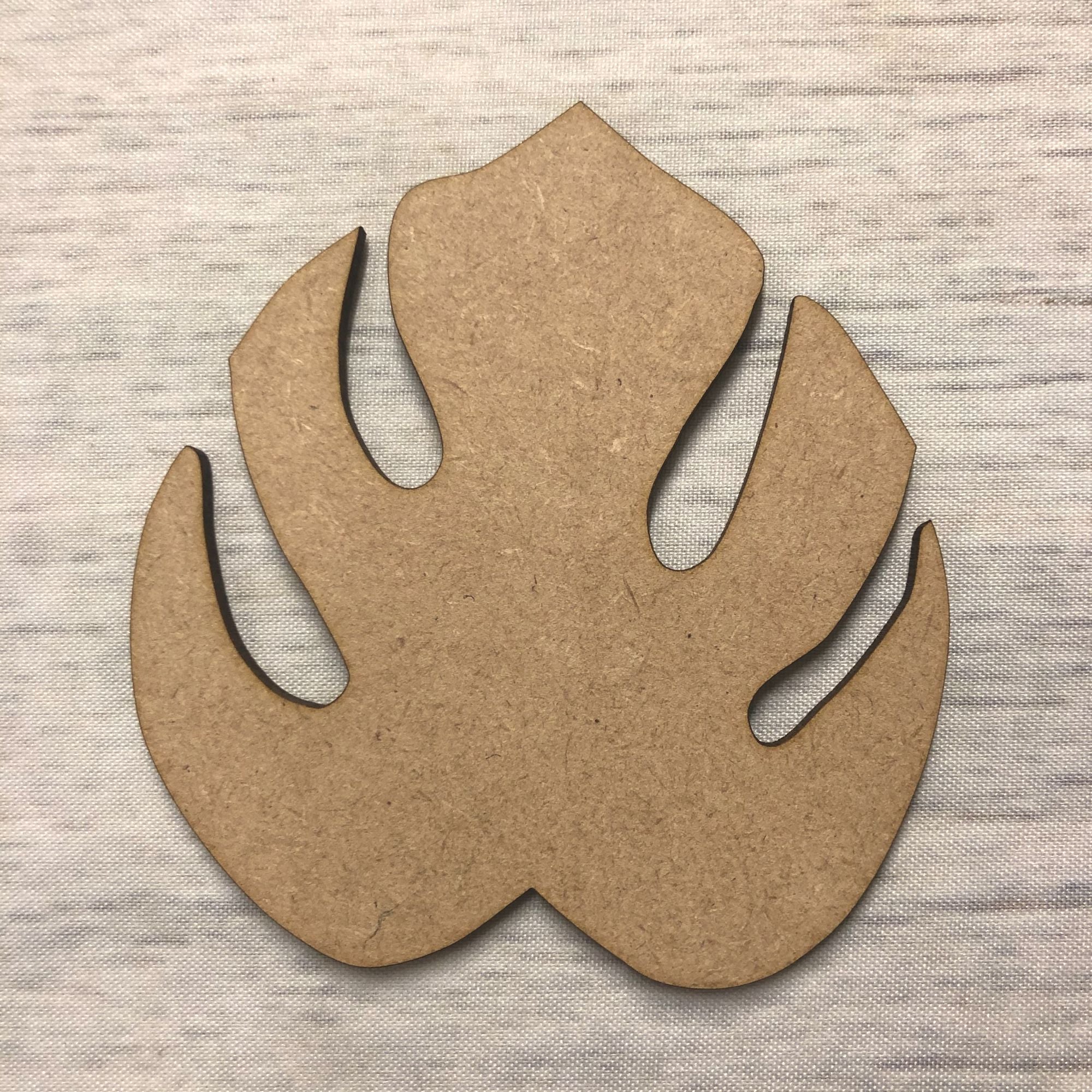 Monstera leaf 2 Wooden Craft Shape