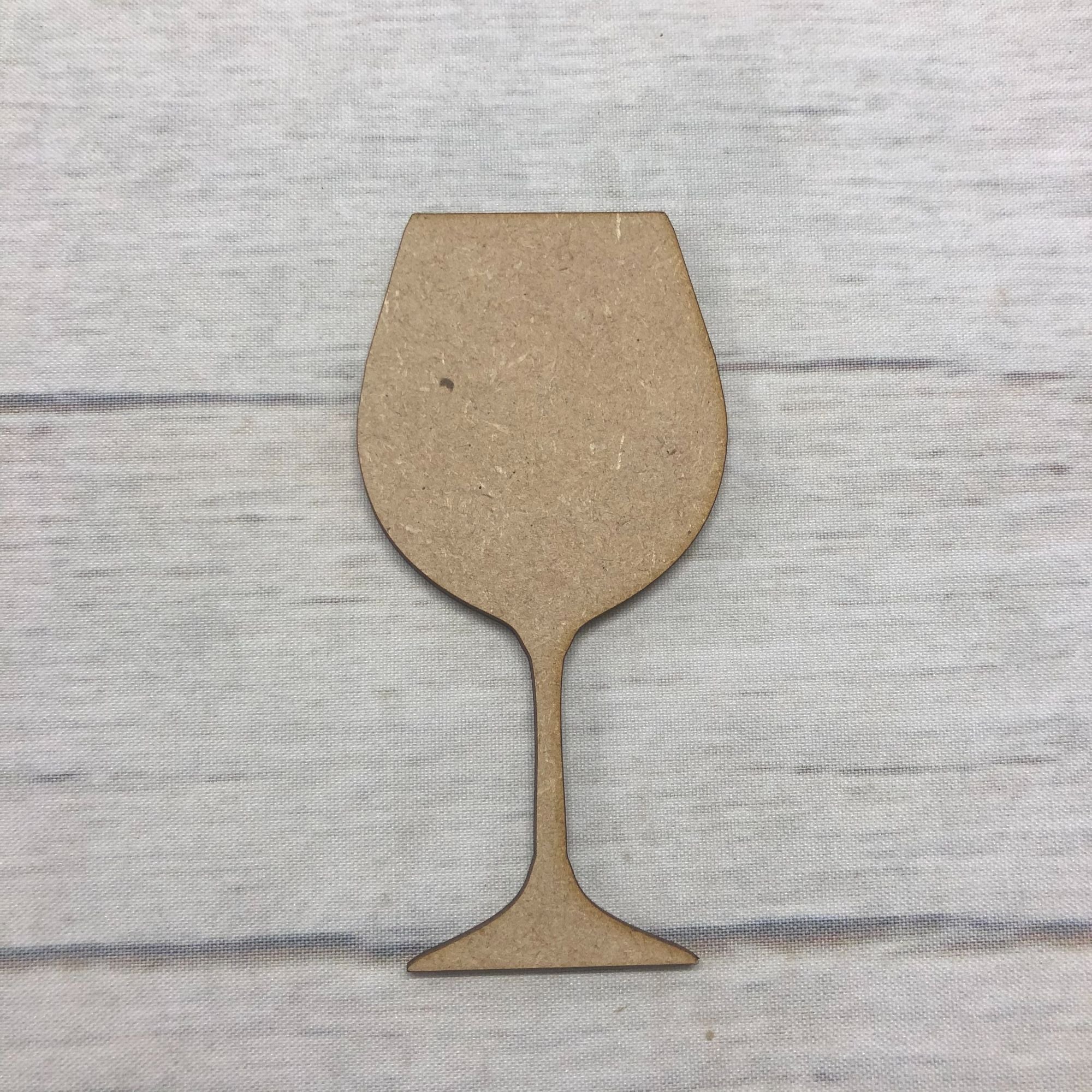 Wine Glass 1 Wooden Craft Shape