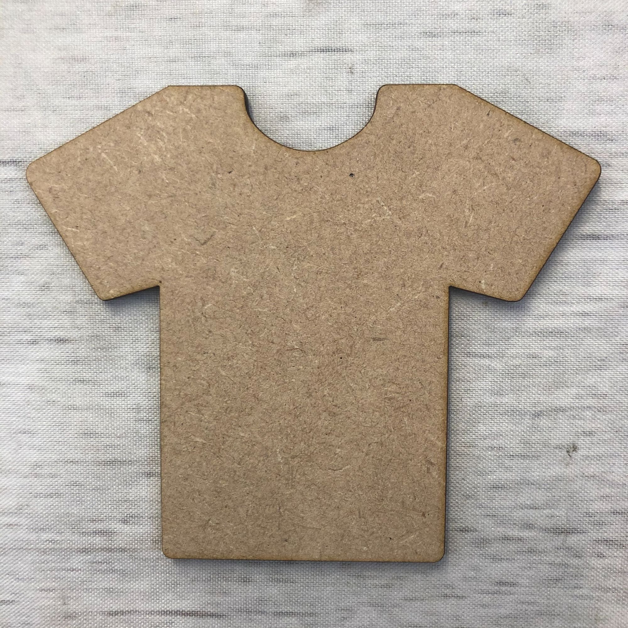 Football Shirt Wooden Craft Shape