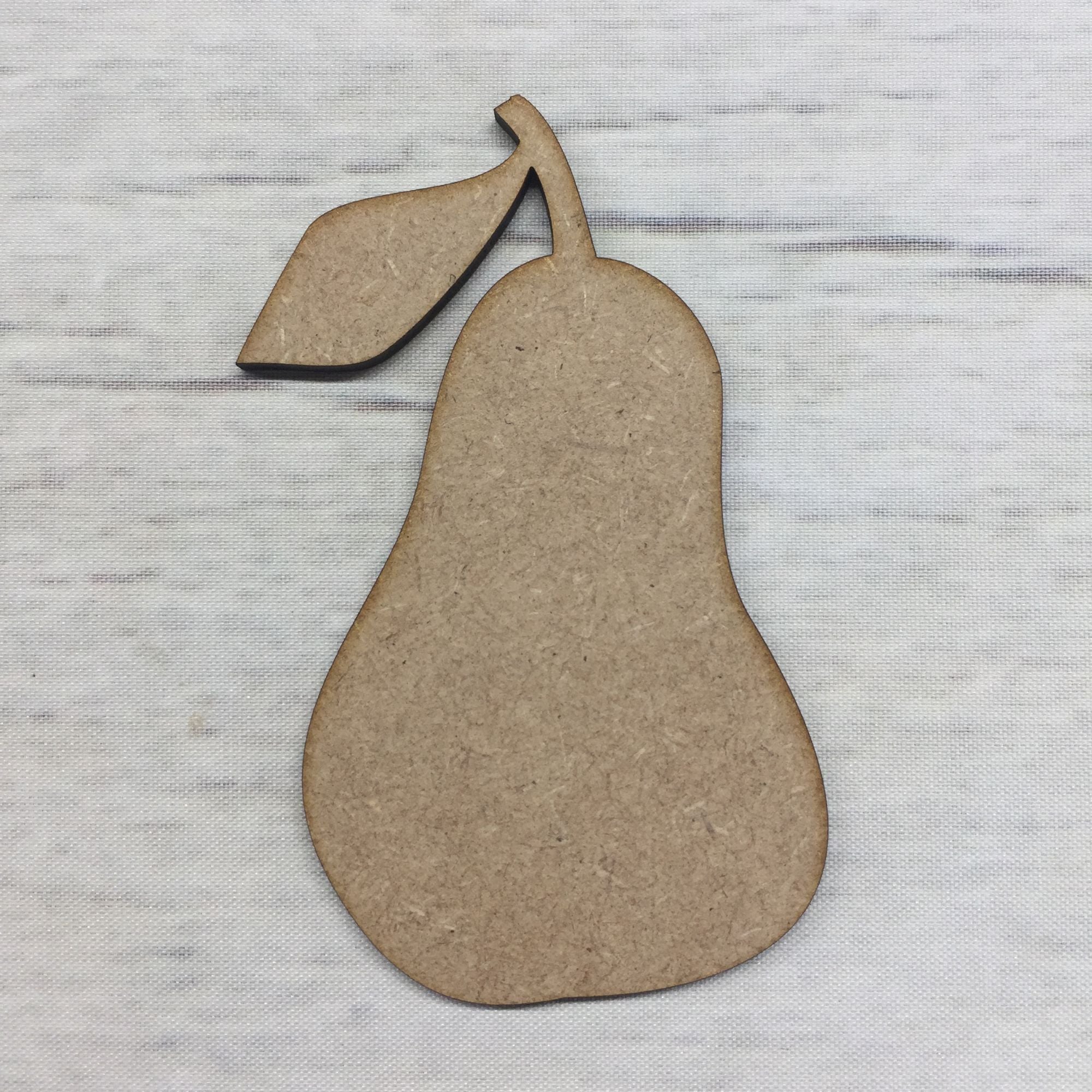 Pear Wooden Craft Shape