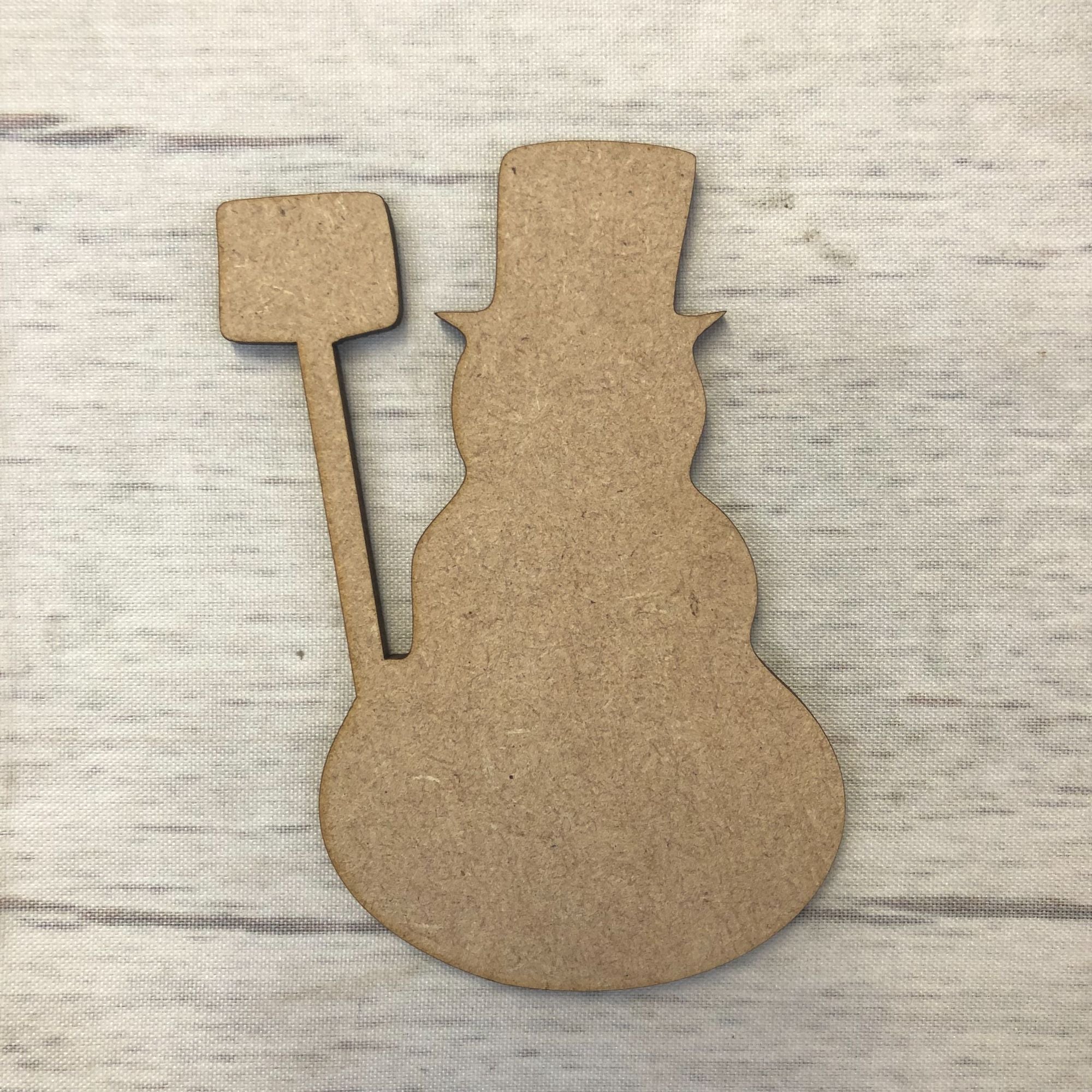 Snowman 3 Wooden Craft Shape