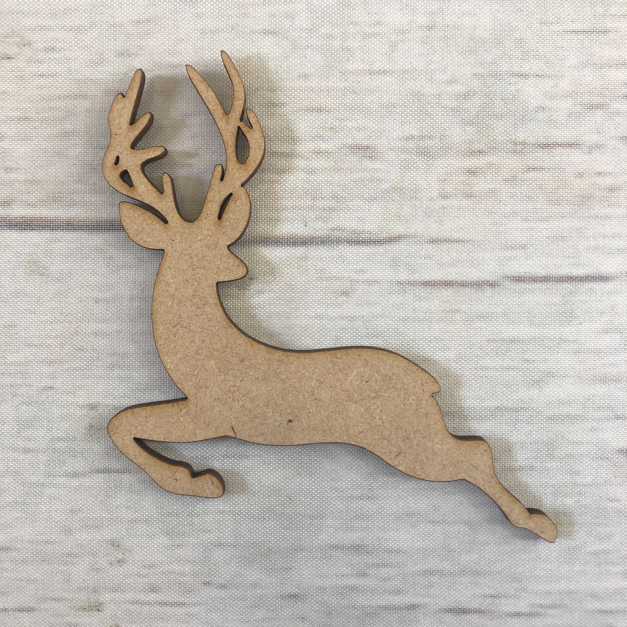 Reindeer 5 Wooden Craft Shape