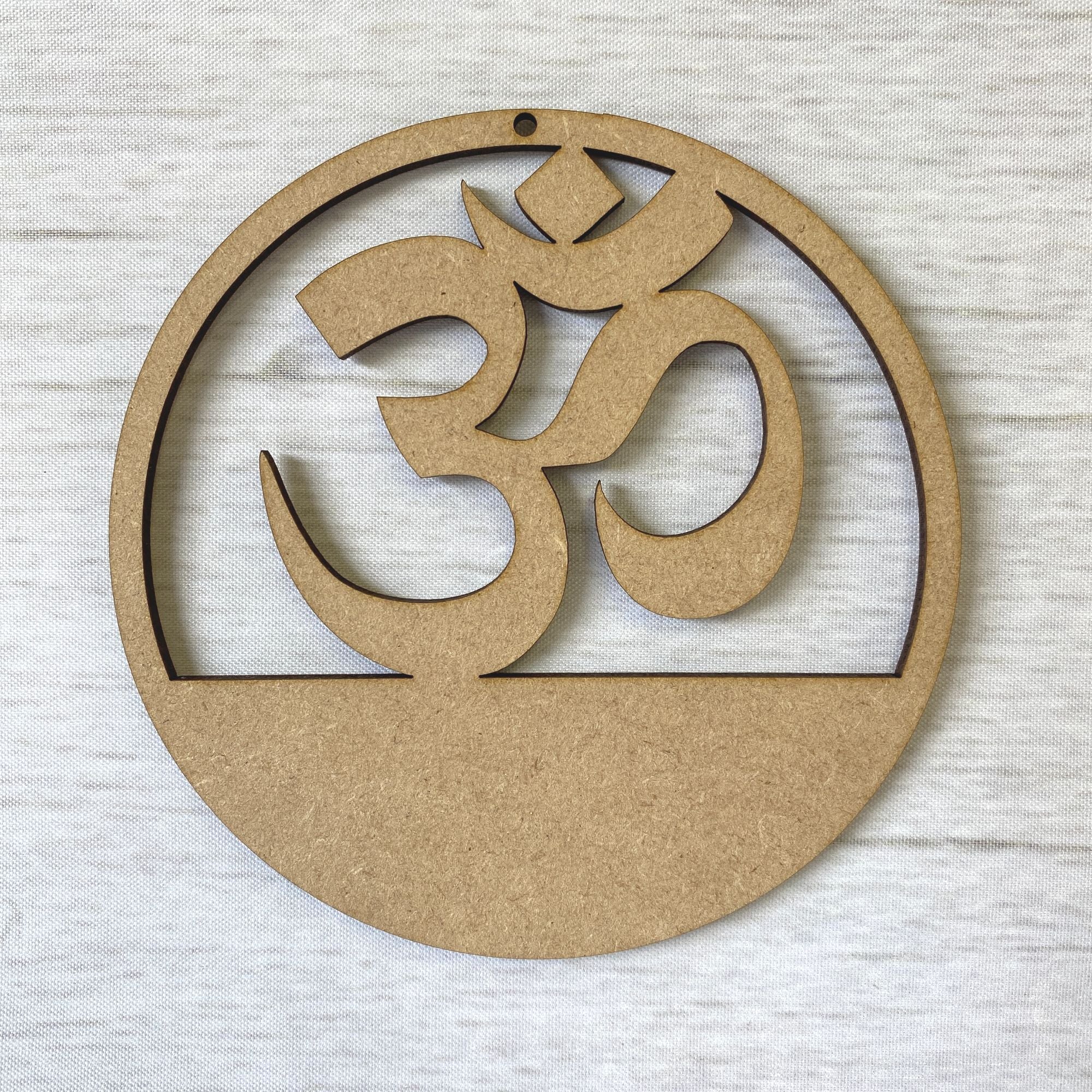 Aum Symbol Hanger Wooden Craft Shape