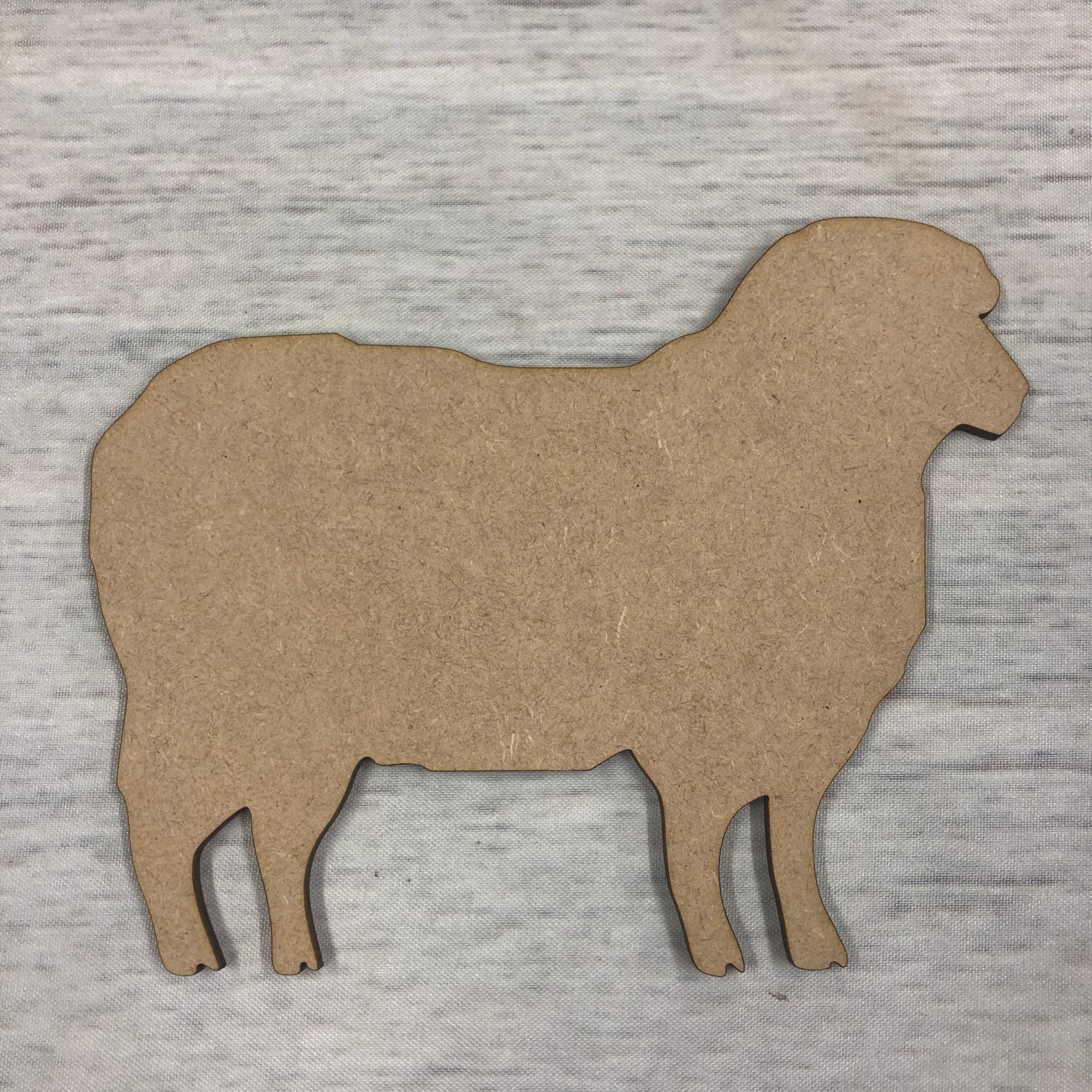 Sheep Wooden Craft Shape