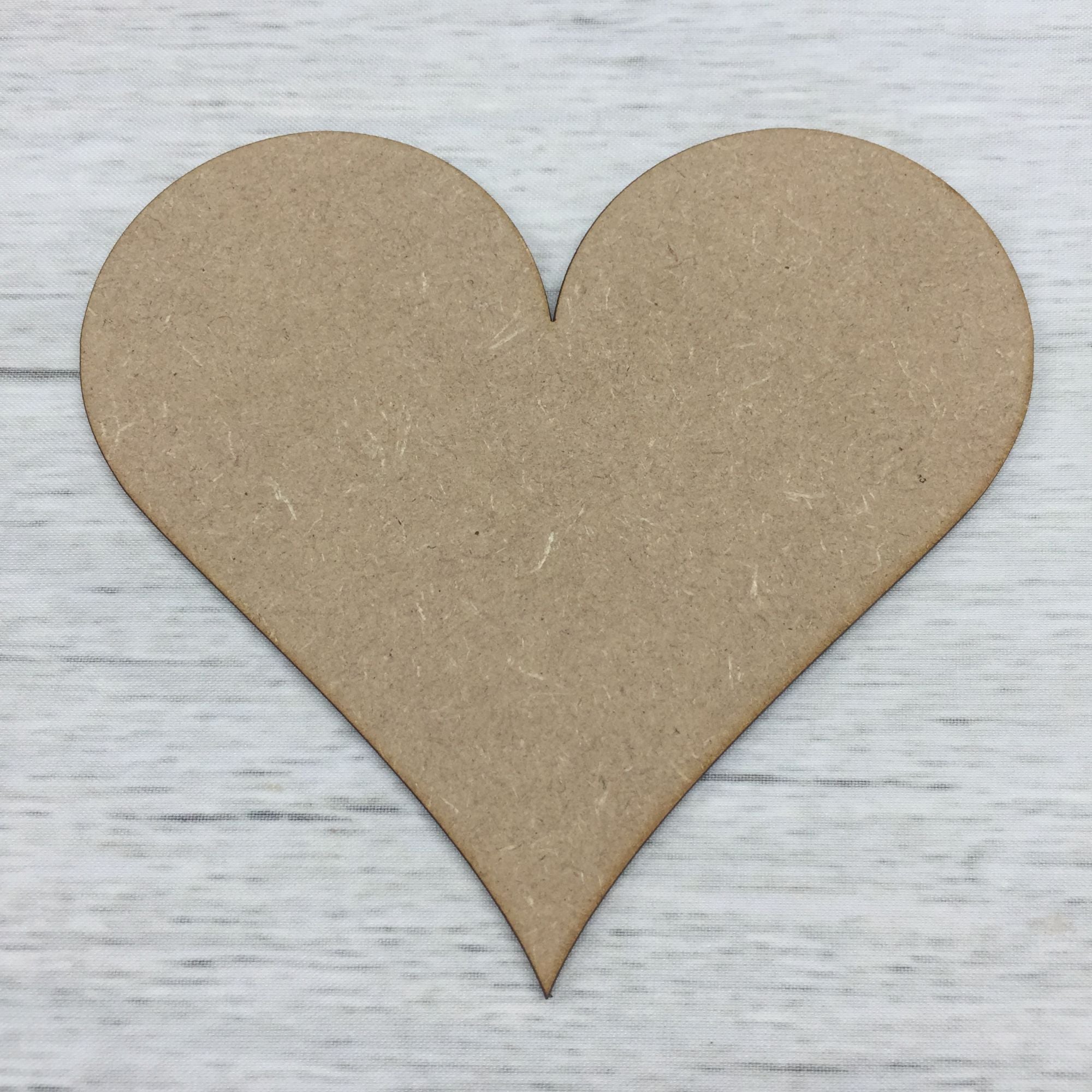 Heart 2 - Country Heart Wooden Craft Shape