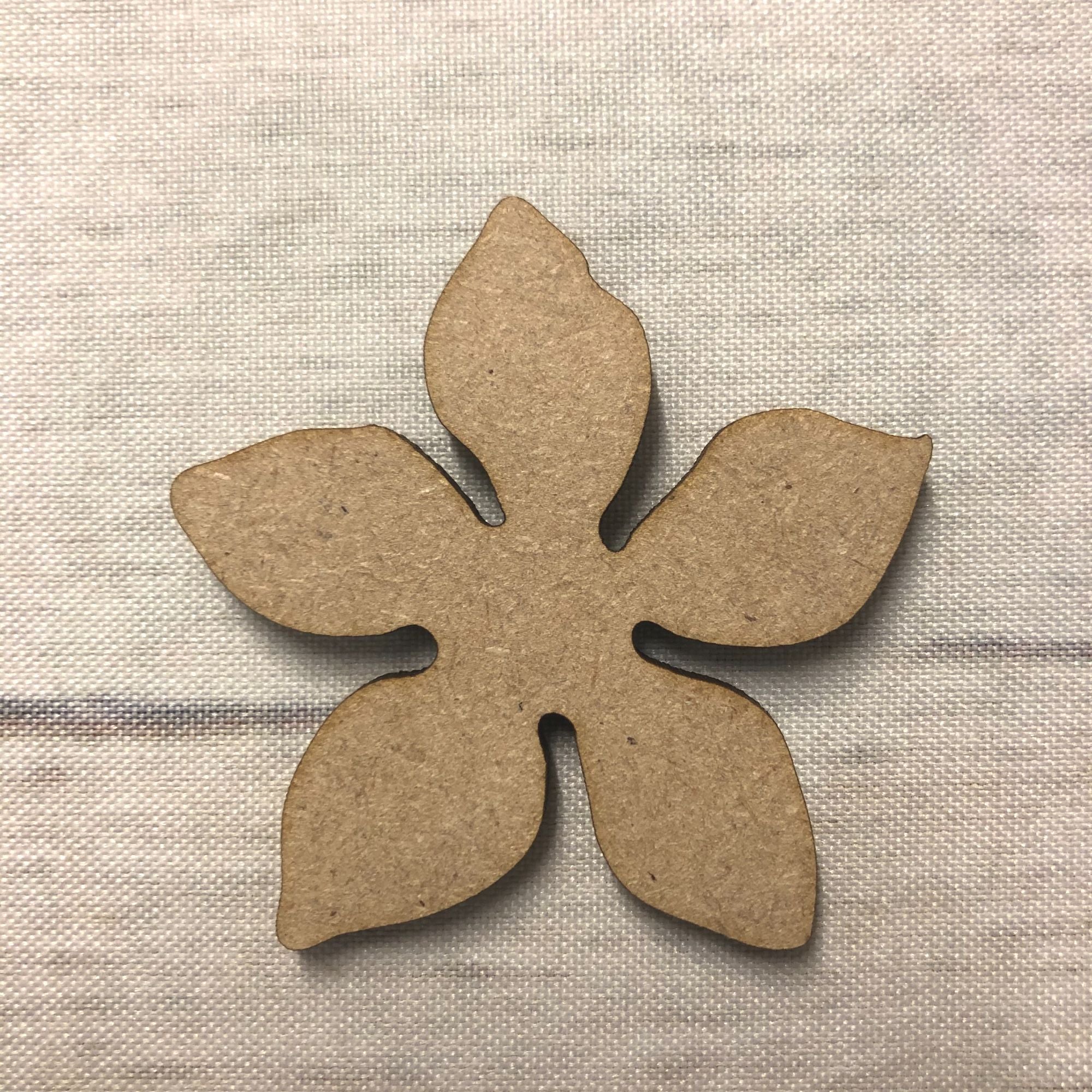 Flower 4 Wooden Craft Shape