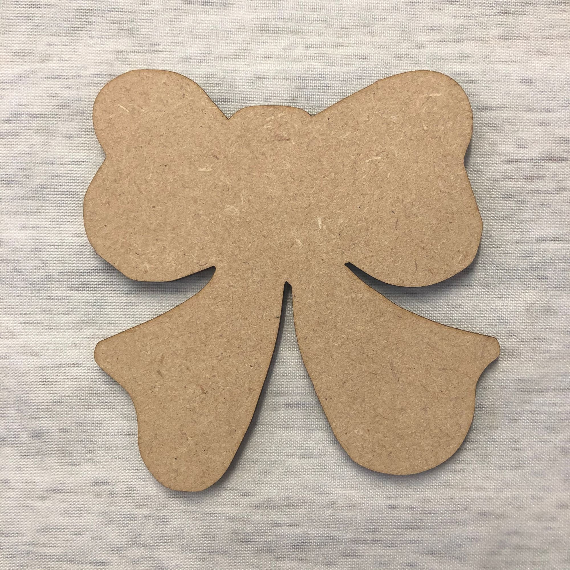 Bow Wooden Craft Shape