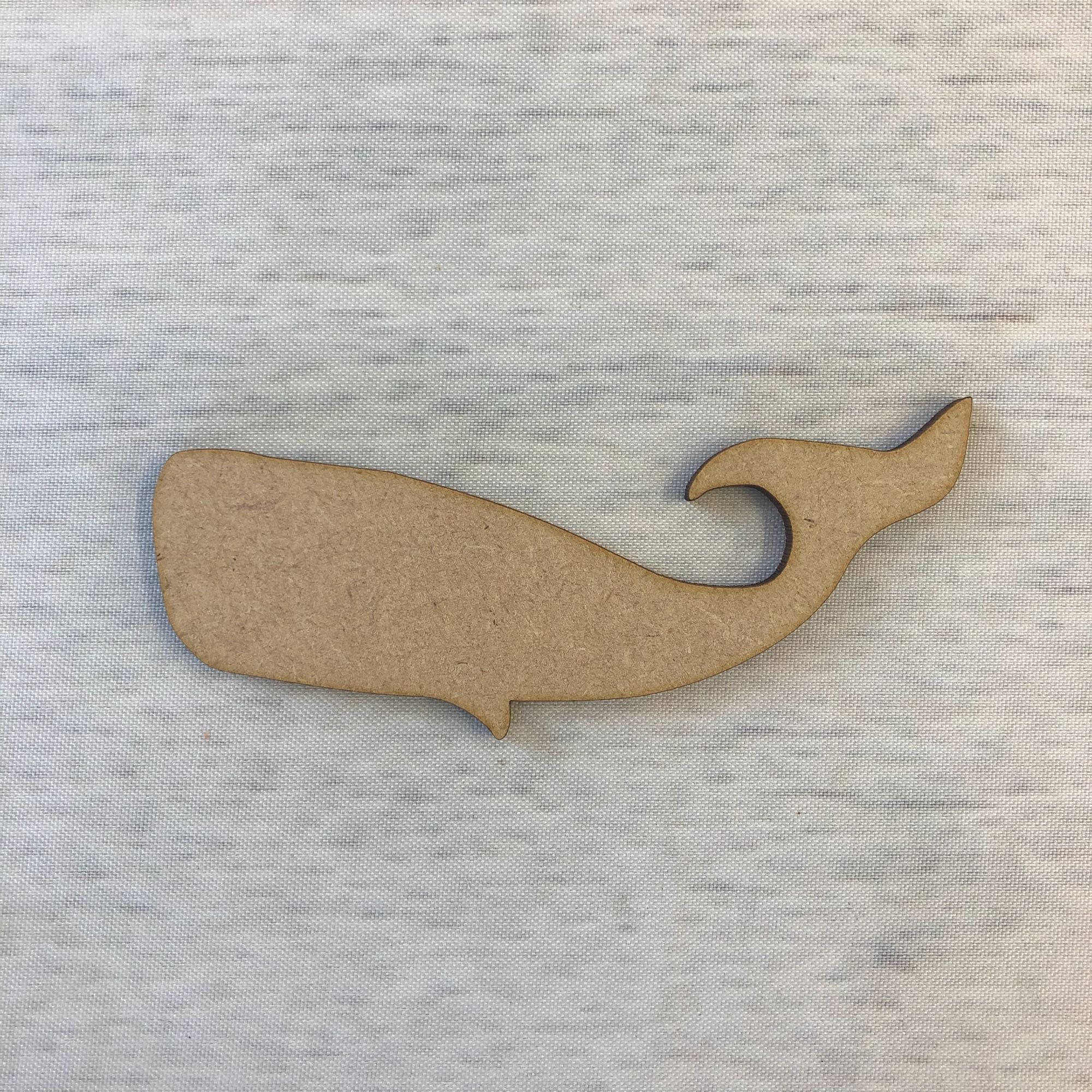 Whale Wooden Craft Shape