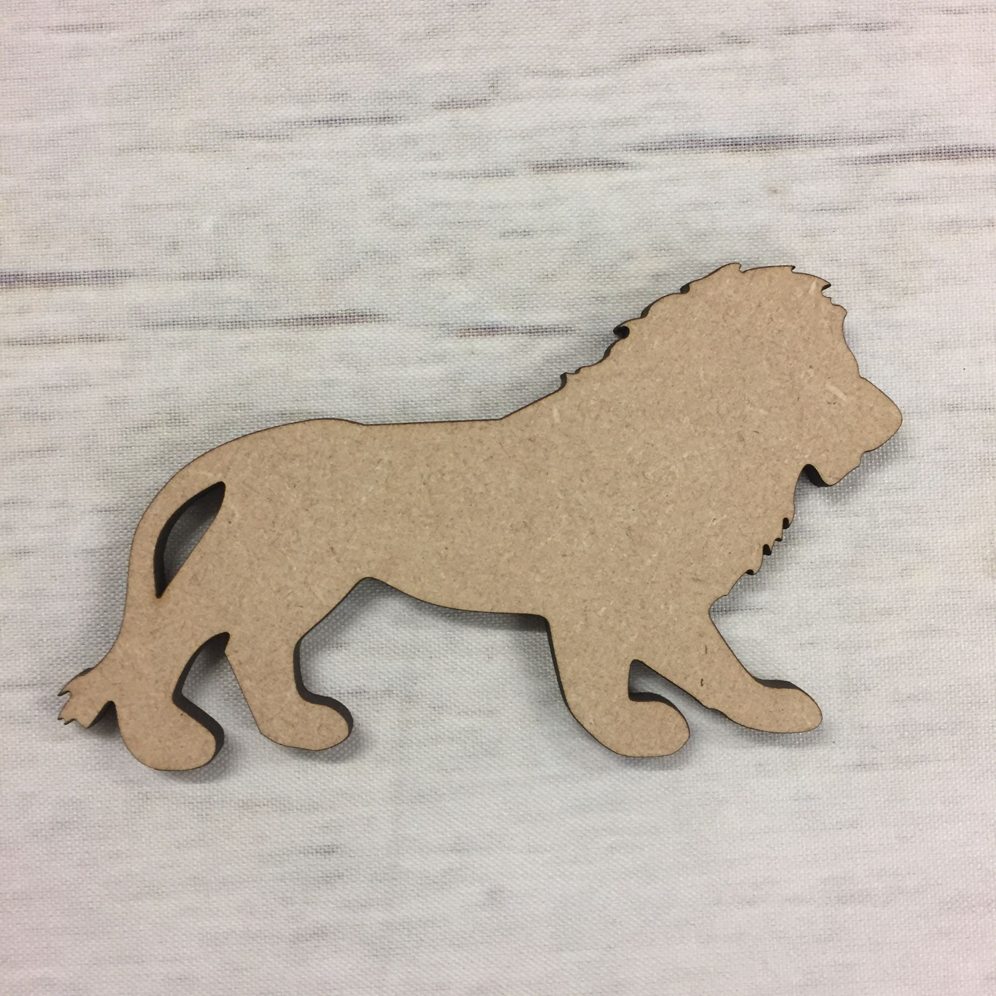 Lion Wooden Craft Shape