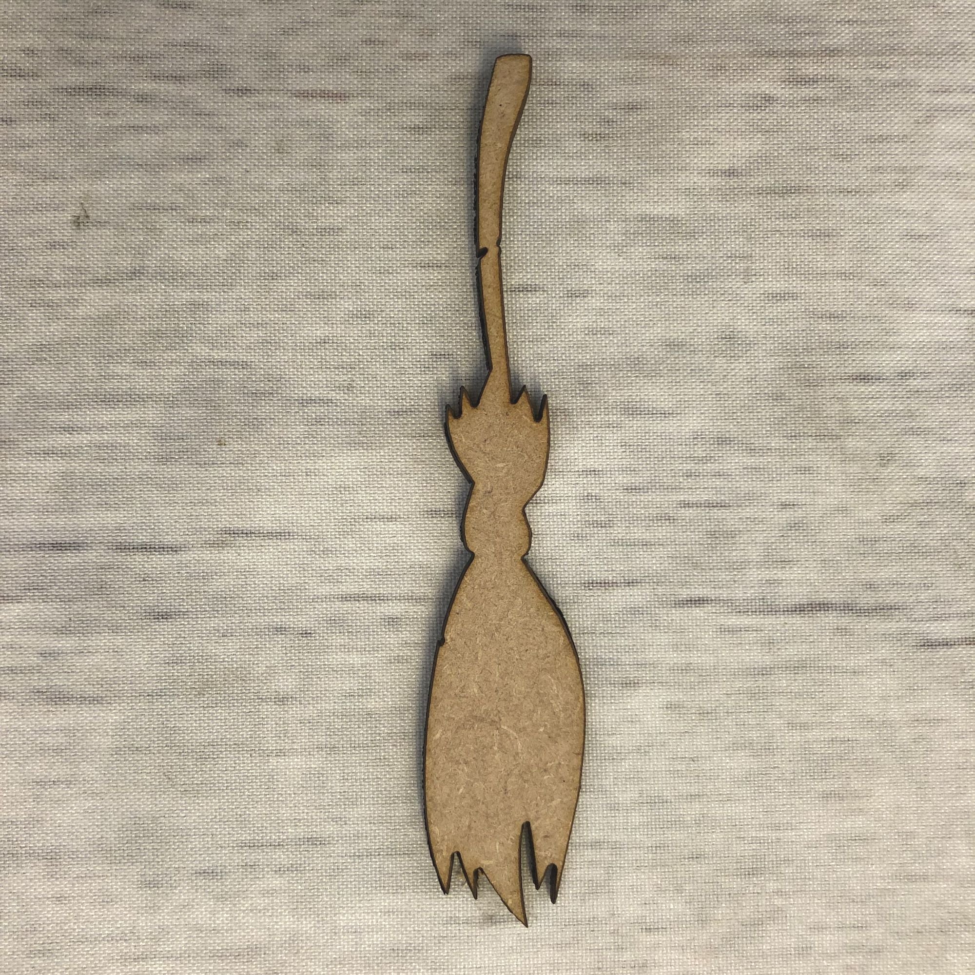 Broomstick Wooden Craft Shape
