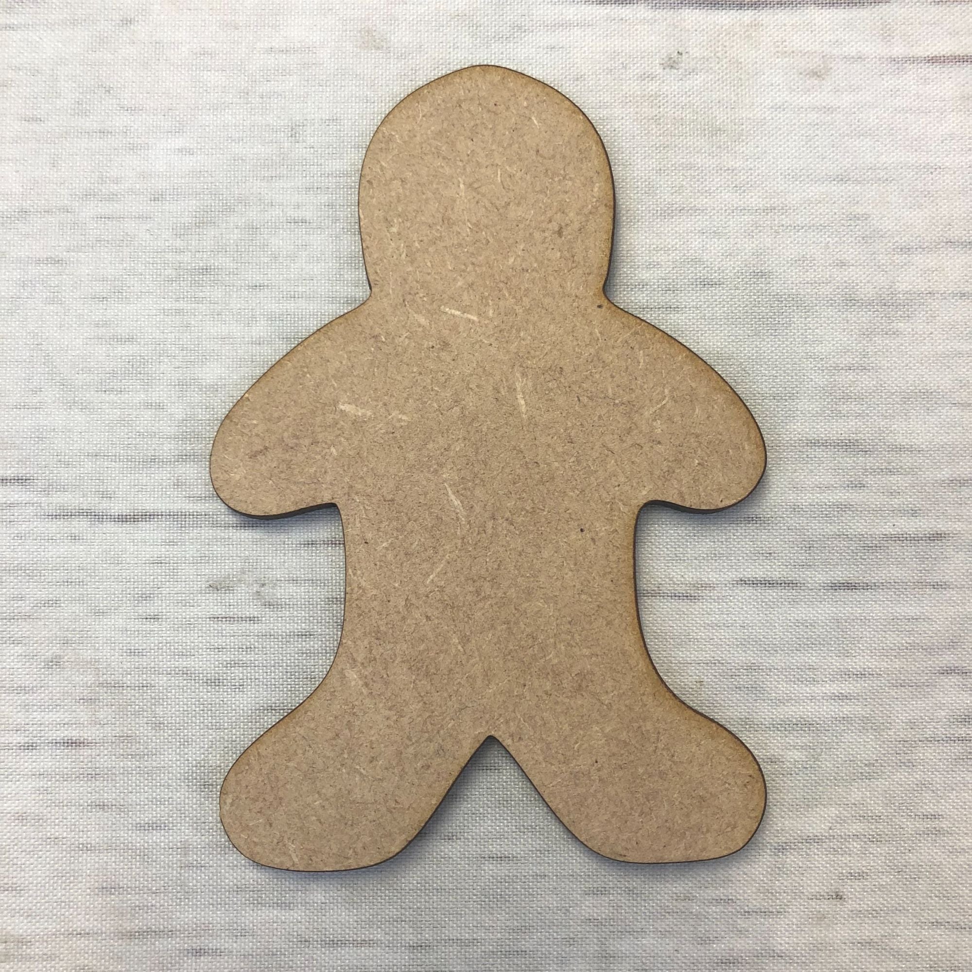 Gingerbread man Wooden Craft Shape
