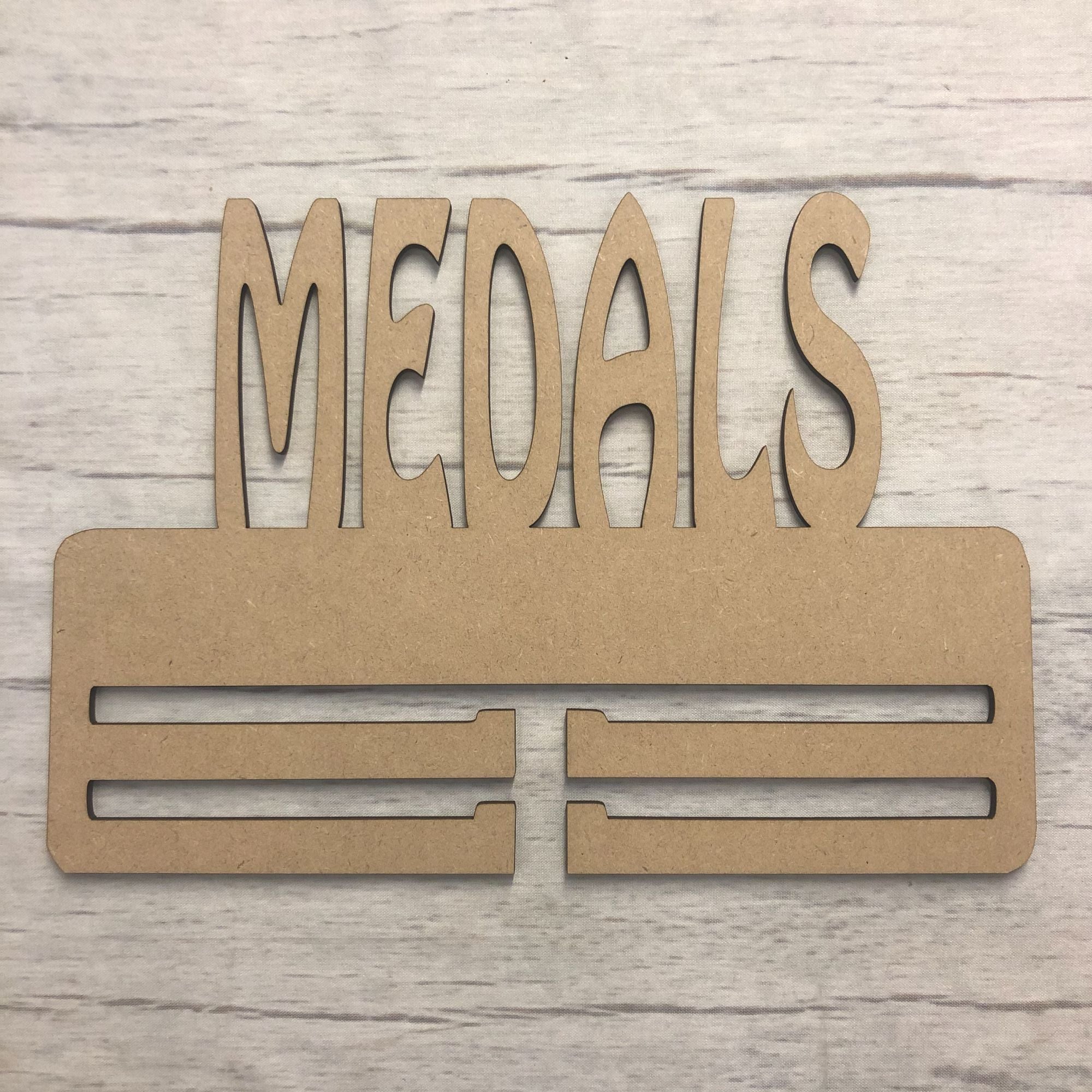 Medals Hanger - Plain Wooden Craft Shape