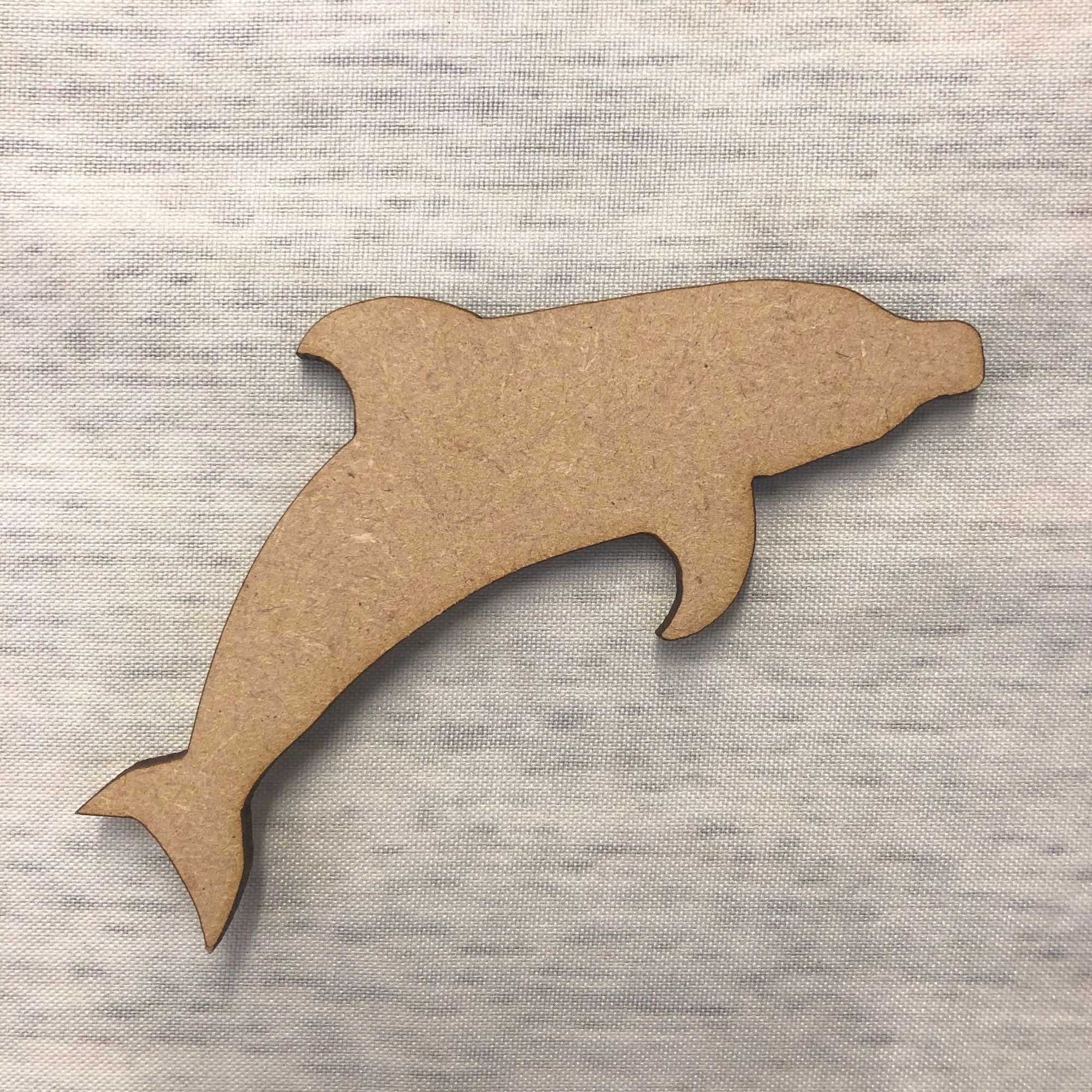 Dolphin  1 Wooden Craft Shape