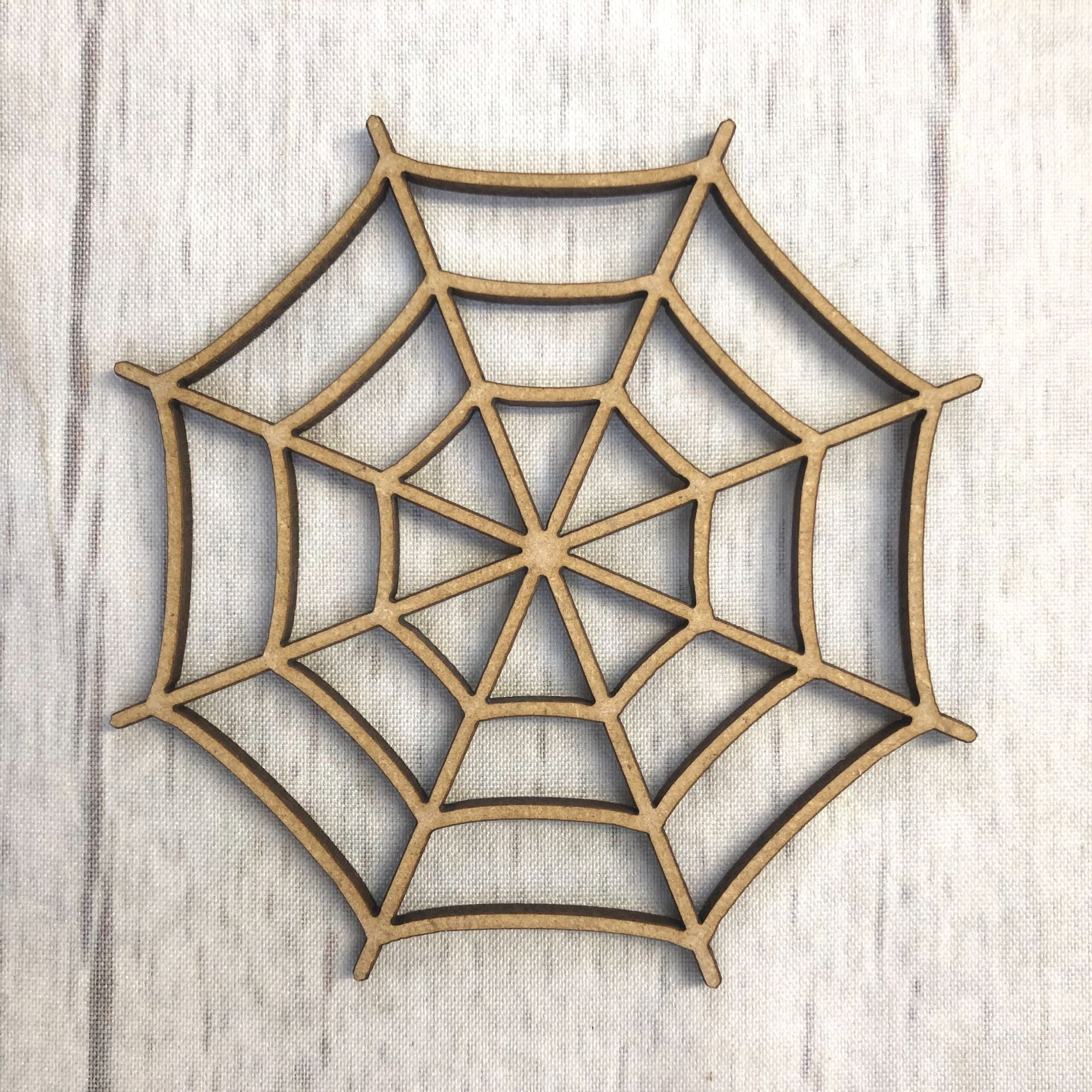 Spiders Web Wooden Craft Shape