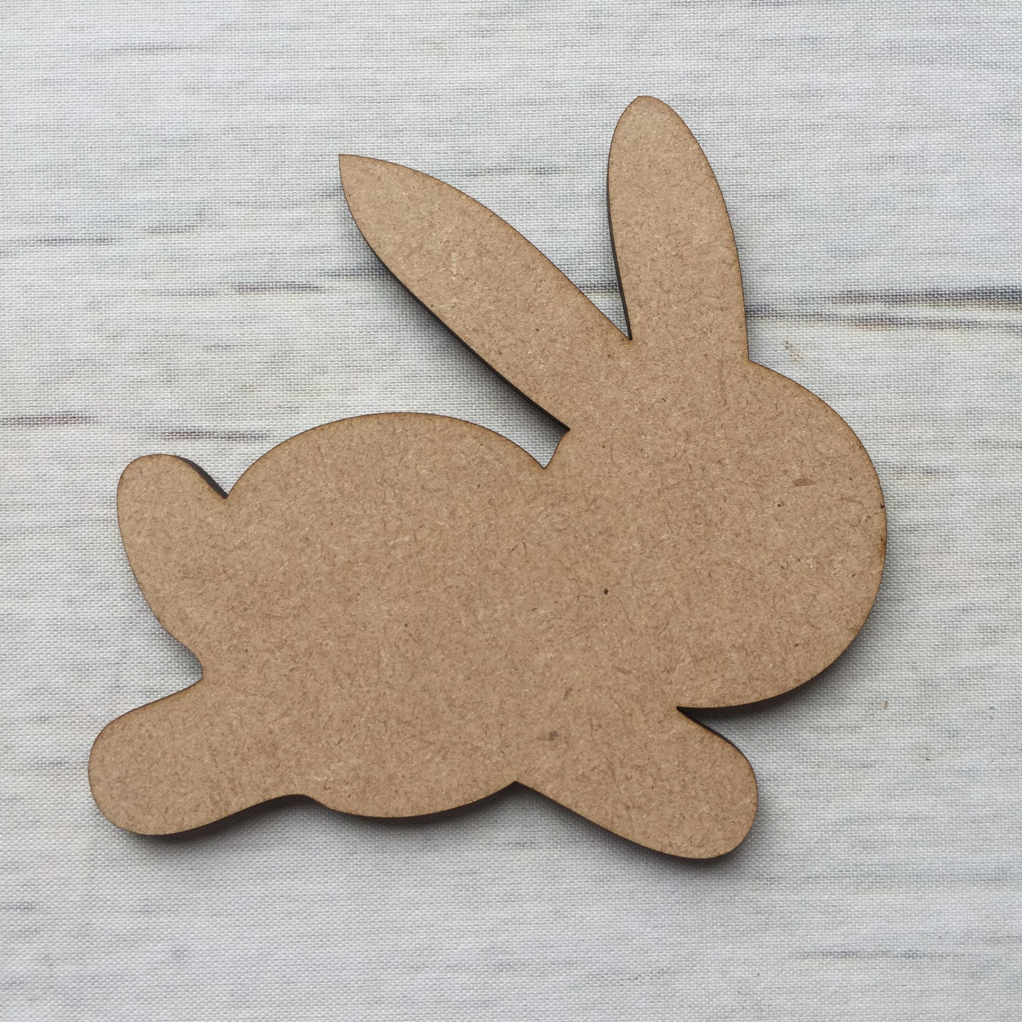 Rabbit 3 Wooden Craft Shape
