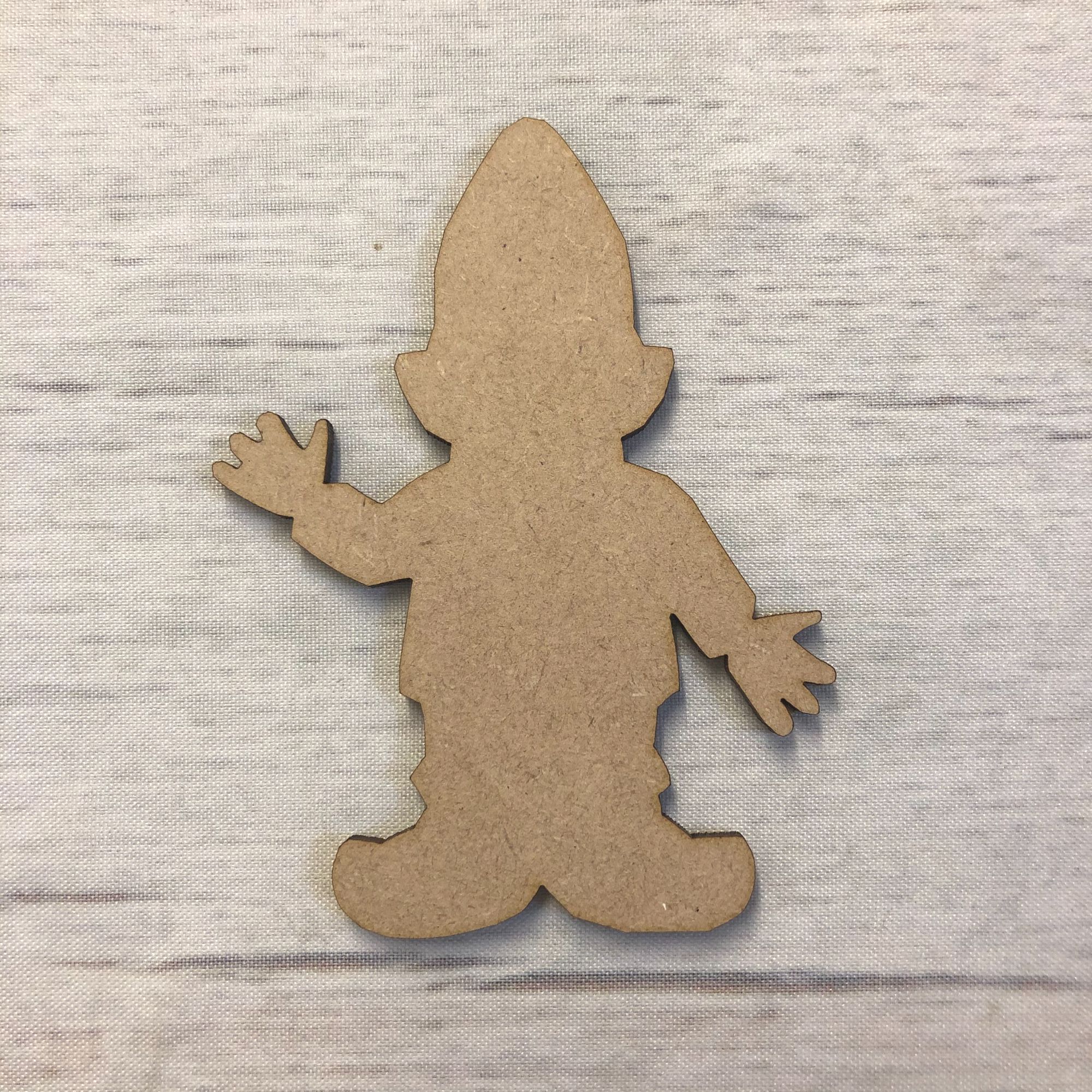 Gnome 2 Wooden Craft Shape