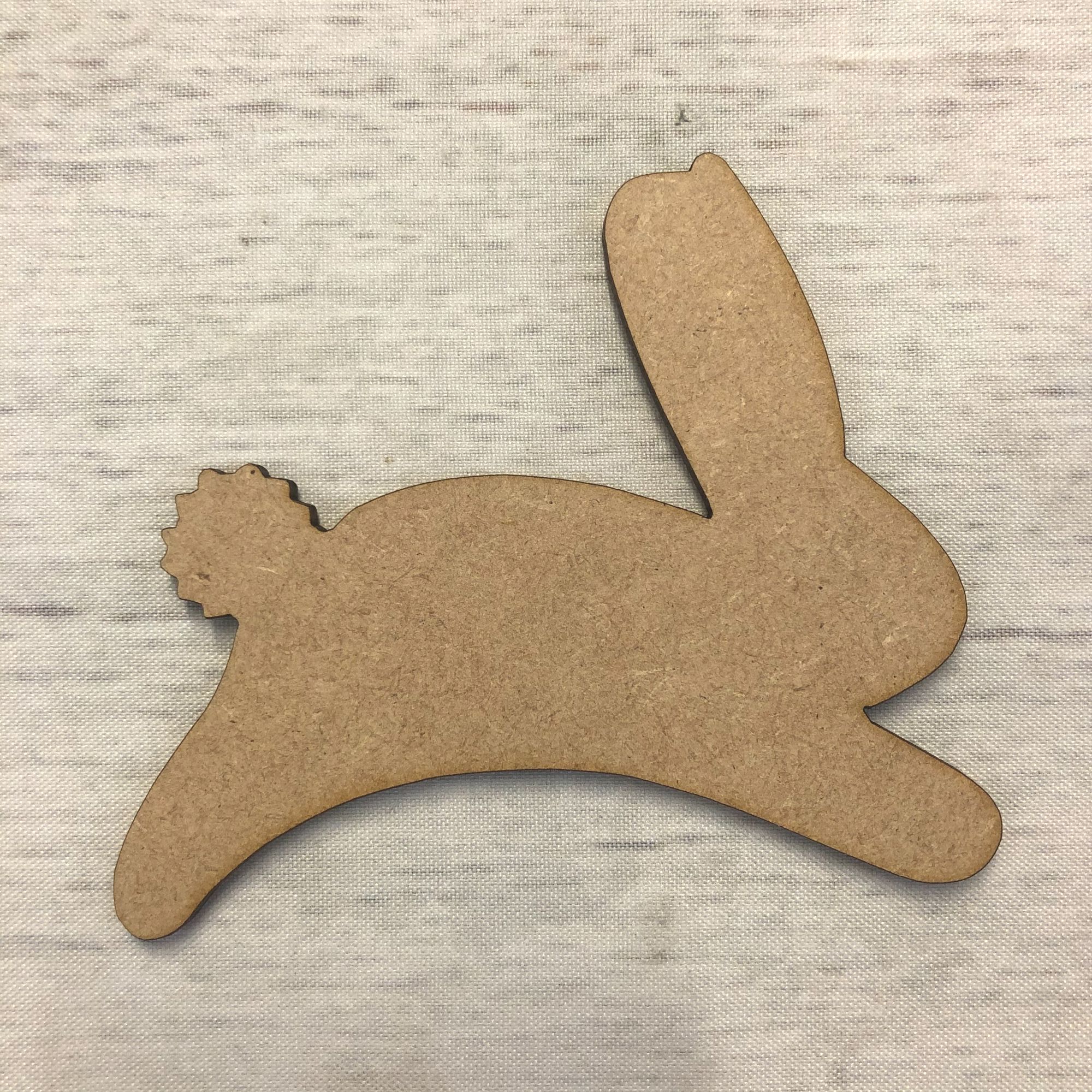 Rabbit 9 Wooden Craft Shape