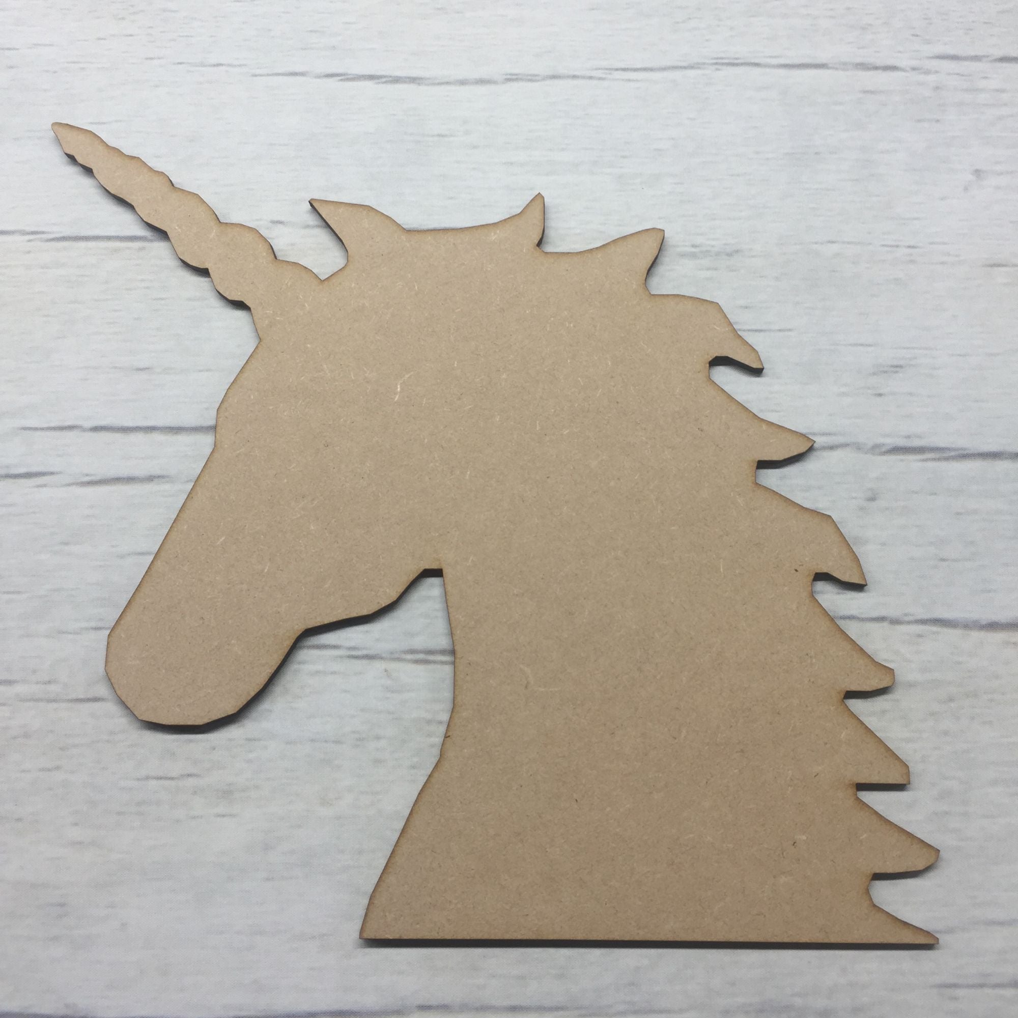 Unicorn head 1 Wooden Craft Shape