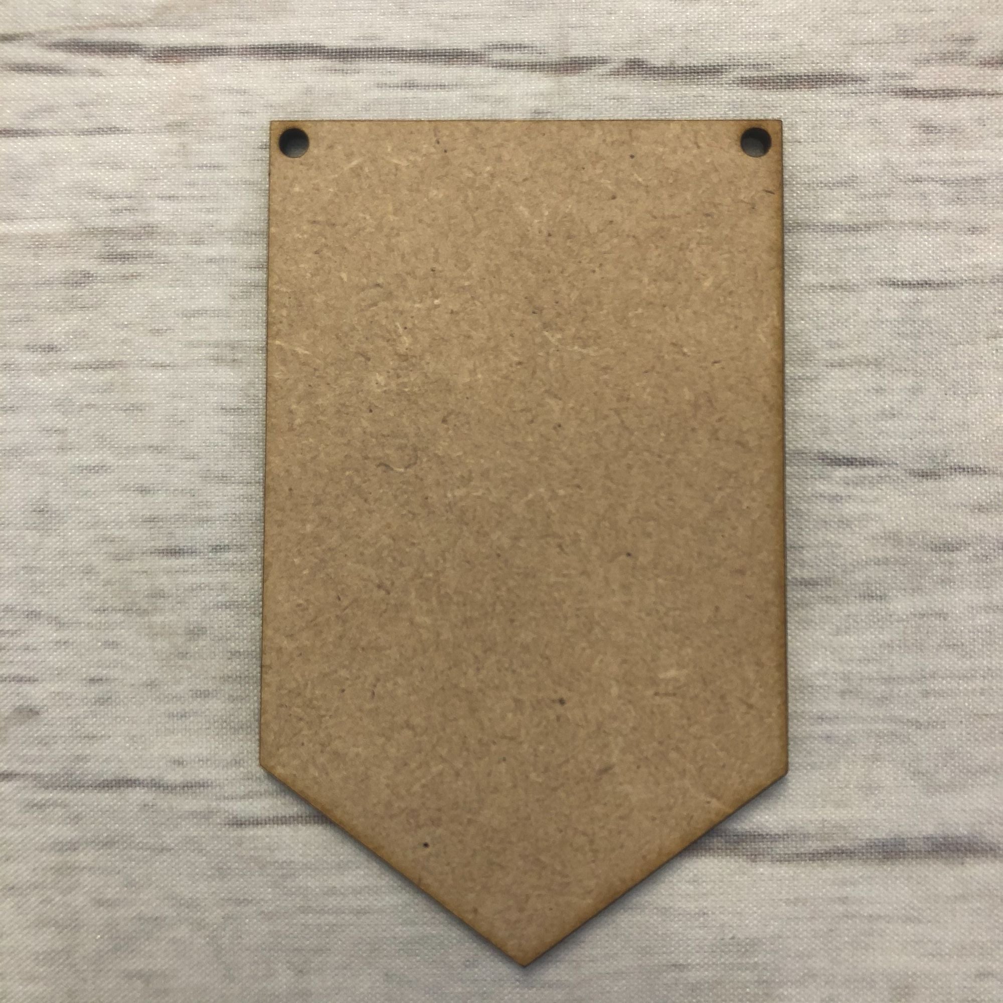 Bunting - Pointed Wooden Craft Shape