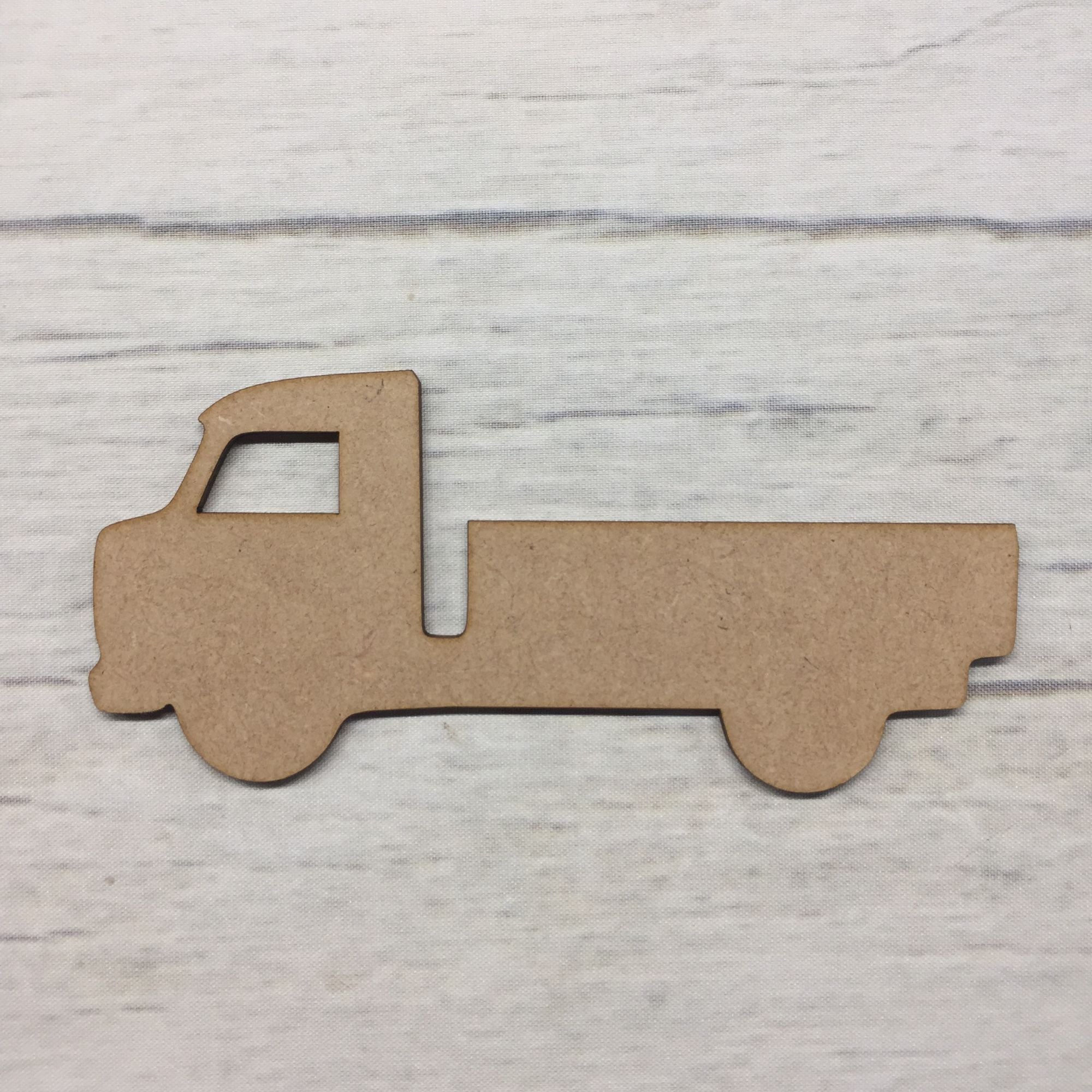 Pick up truck 1 Wooden Craft Shape