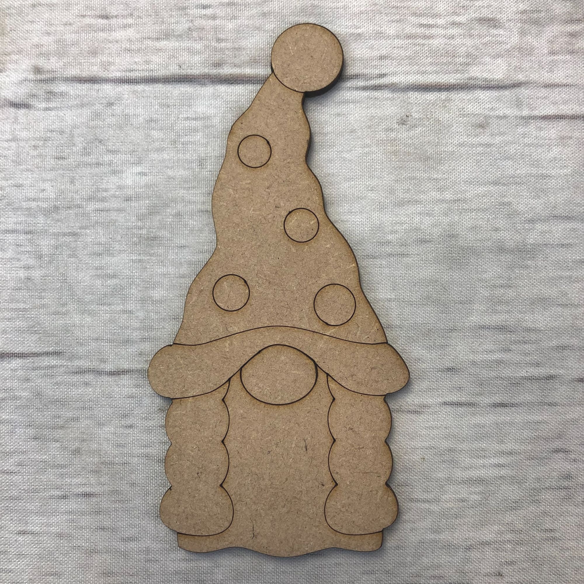 Gonk 3 - engraved Wooden Craft Shape