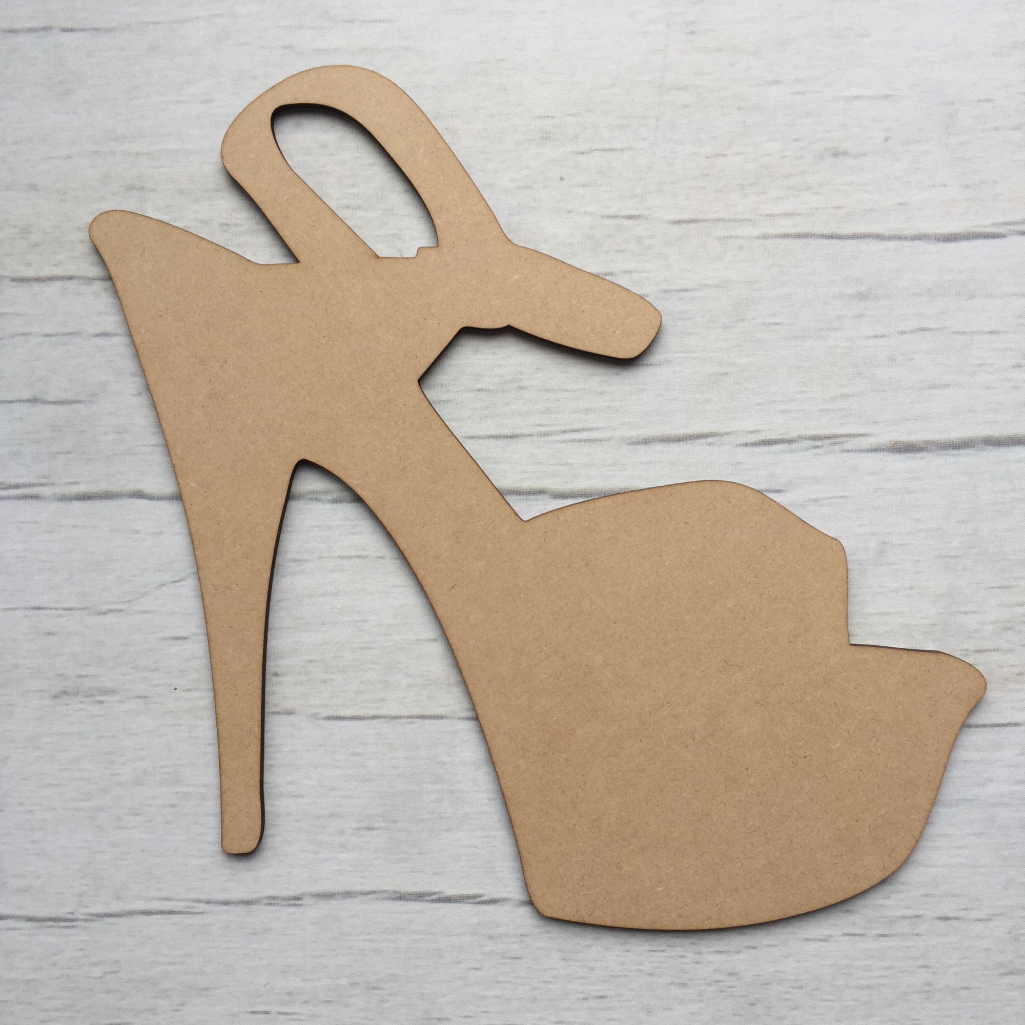 High Heel 2 Wooden Craft Shape