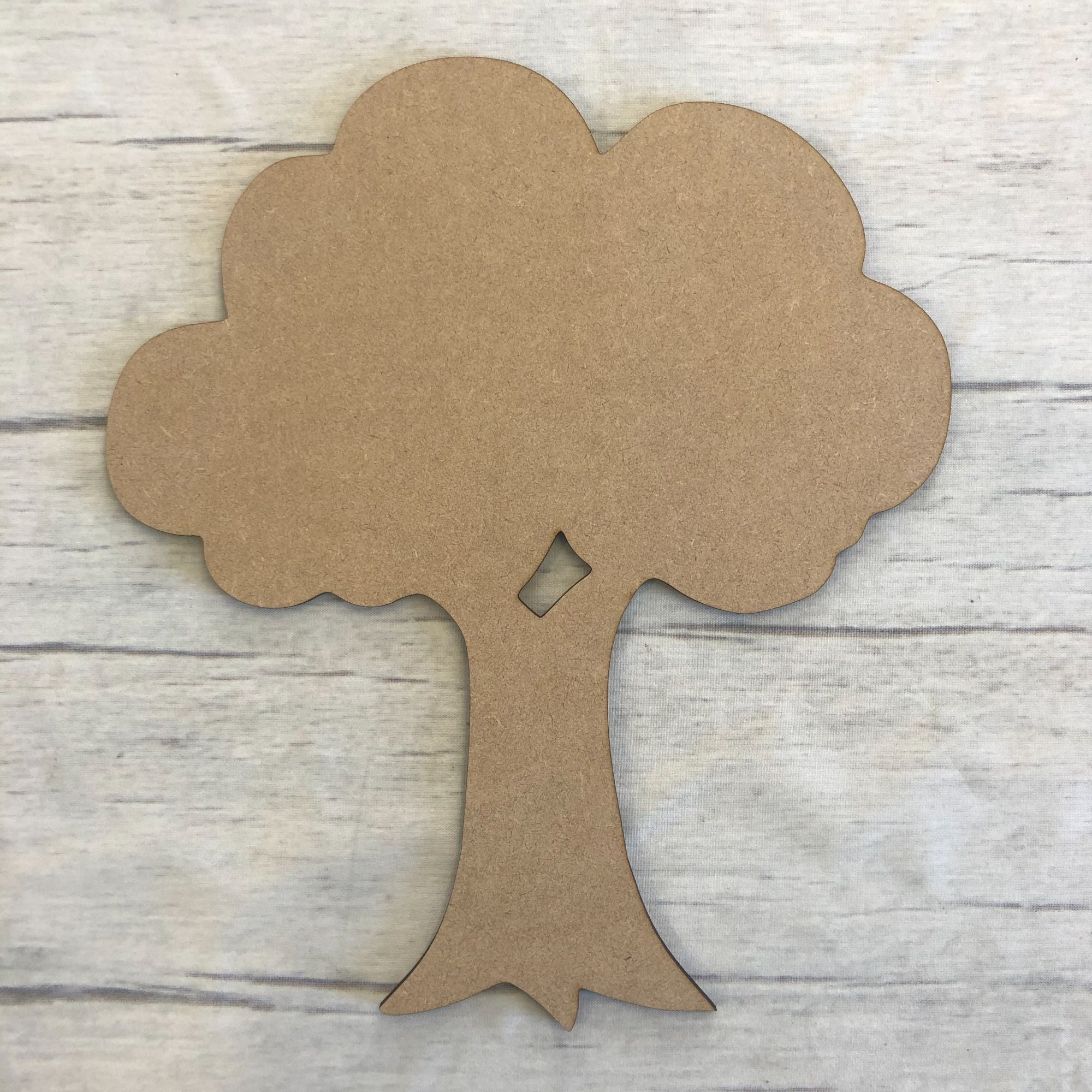 Tree 2 Wooden Craft Shape