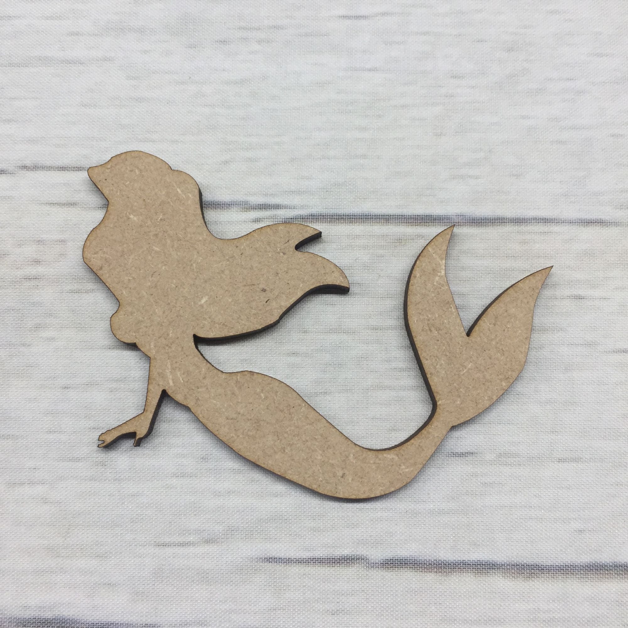 Mermaid Wooden Craft Shape