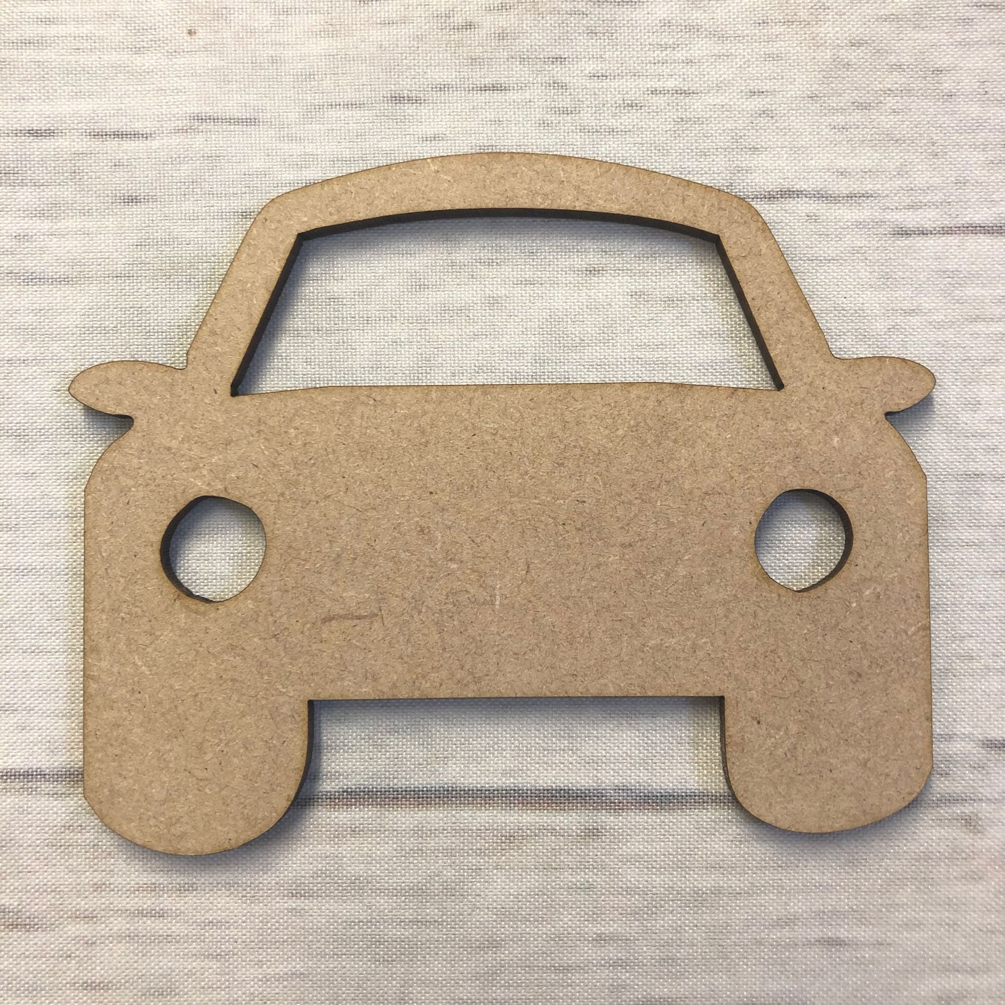 Car 3 Wooden Craft Shape