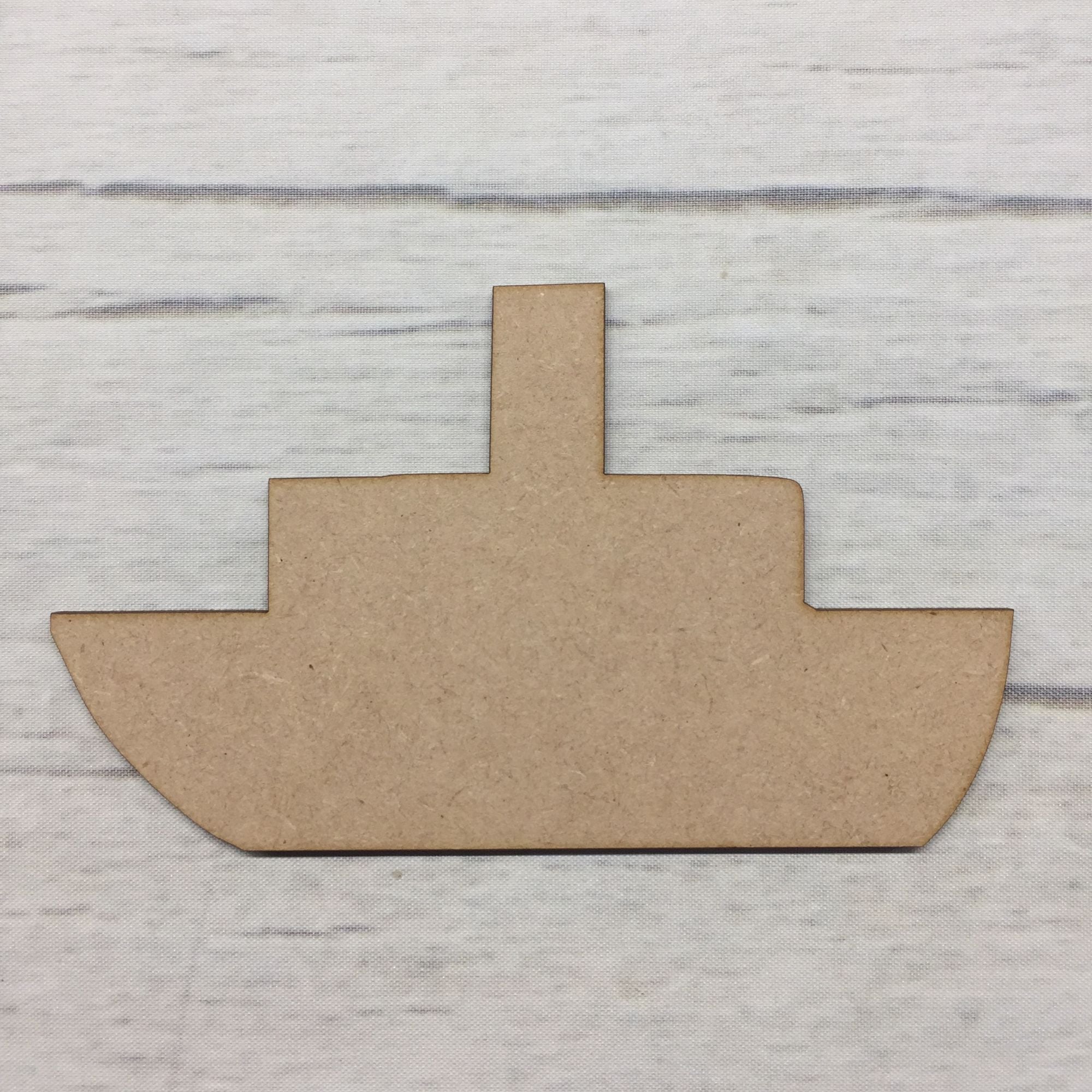 Boat 2 Wooden Craft Shape