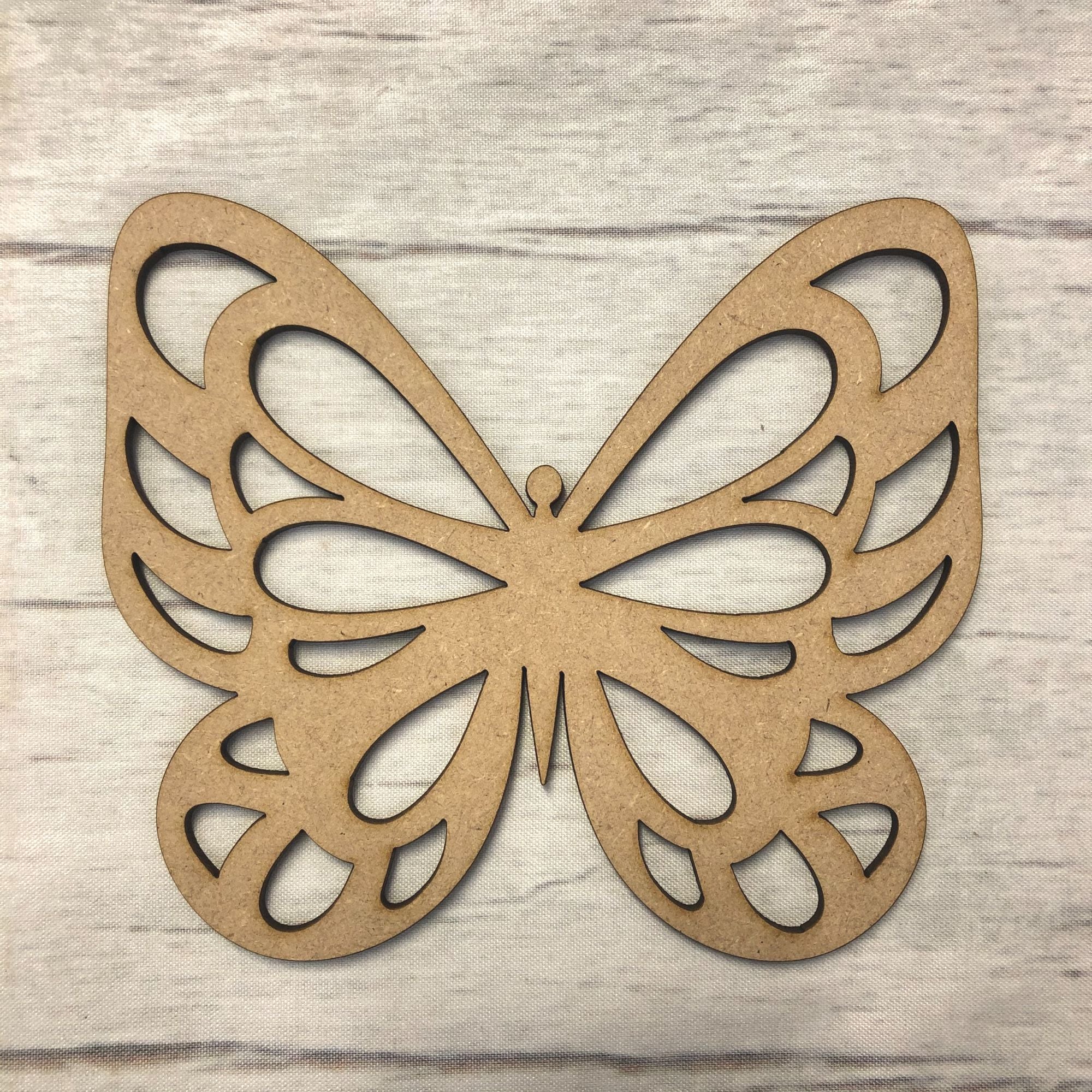Butterfly  -  Detailed 3 Wooden Craft Shape