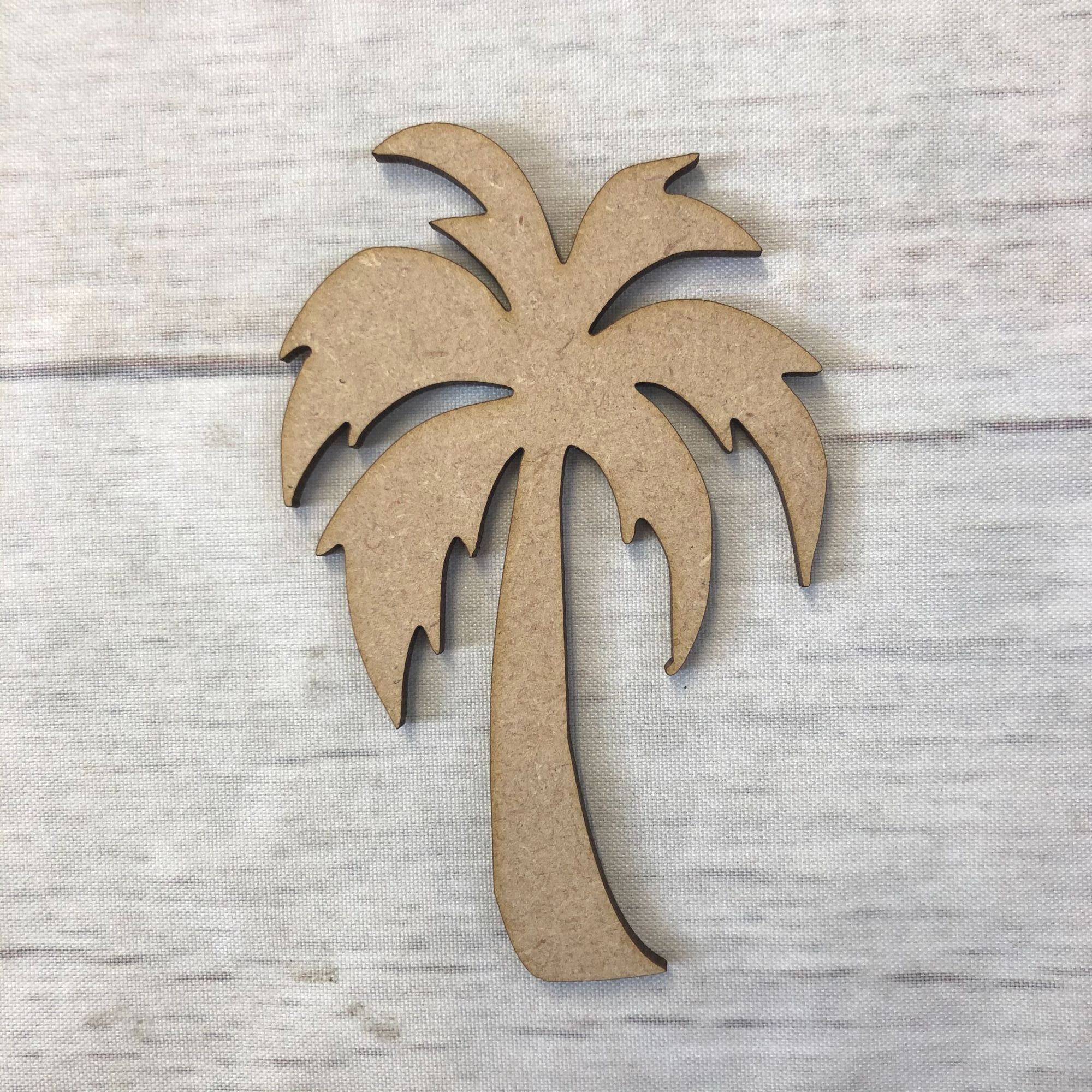 Palm Tree Wooden Craft Shape