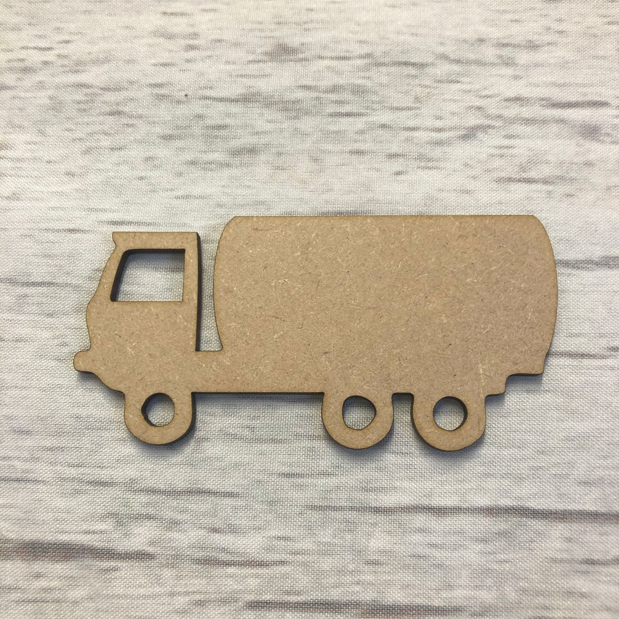 Lorry Wooden Craft Shape