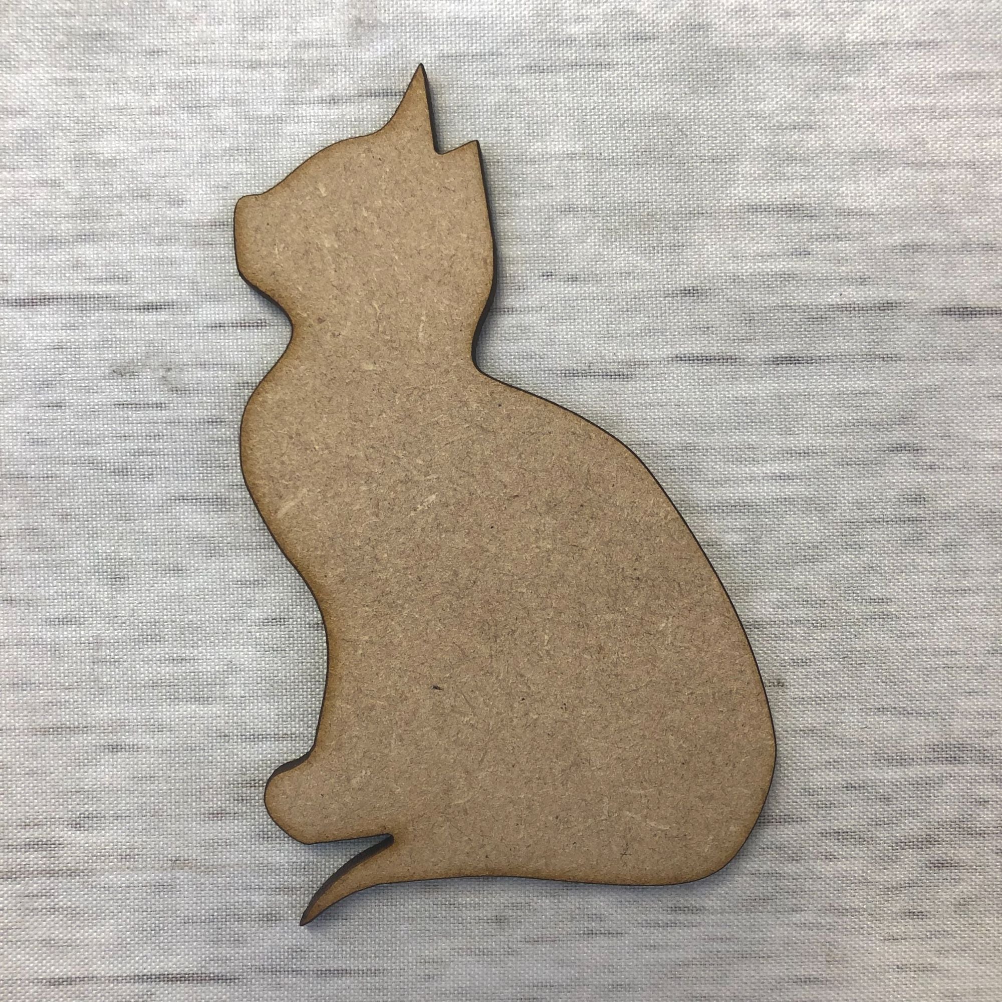 Cat 3 Wooden Craft Shape