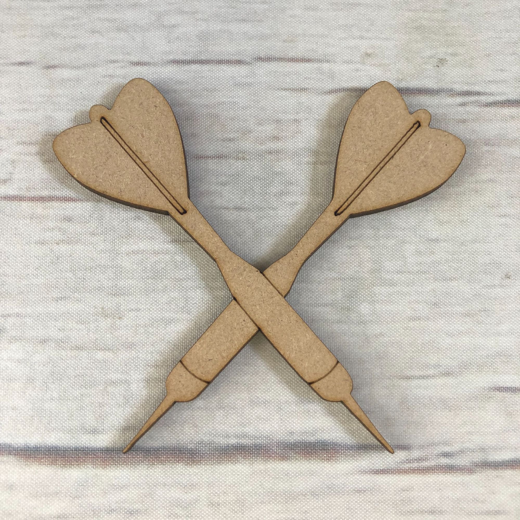 Darts -  engraved Wooden Craft Shape