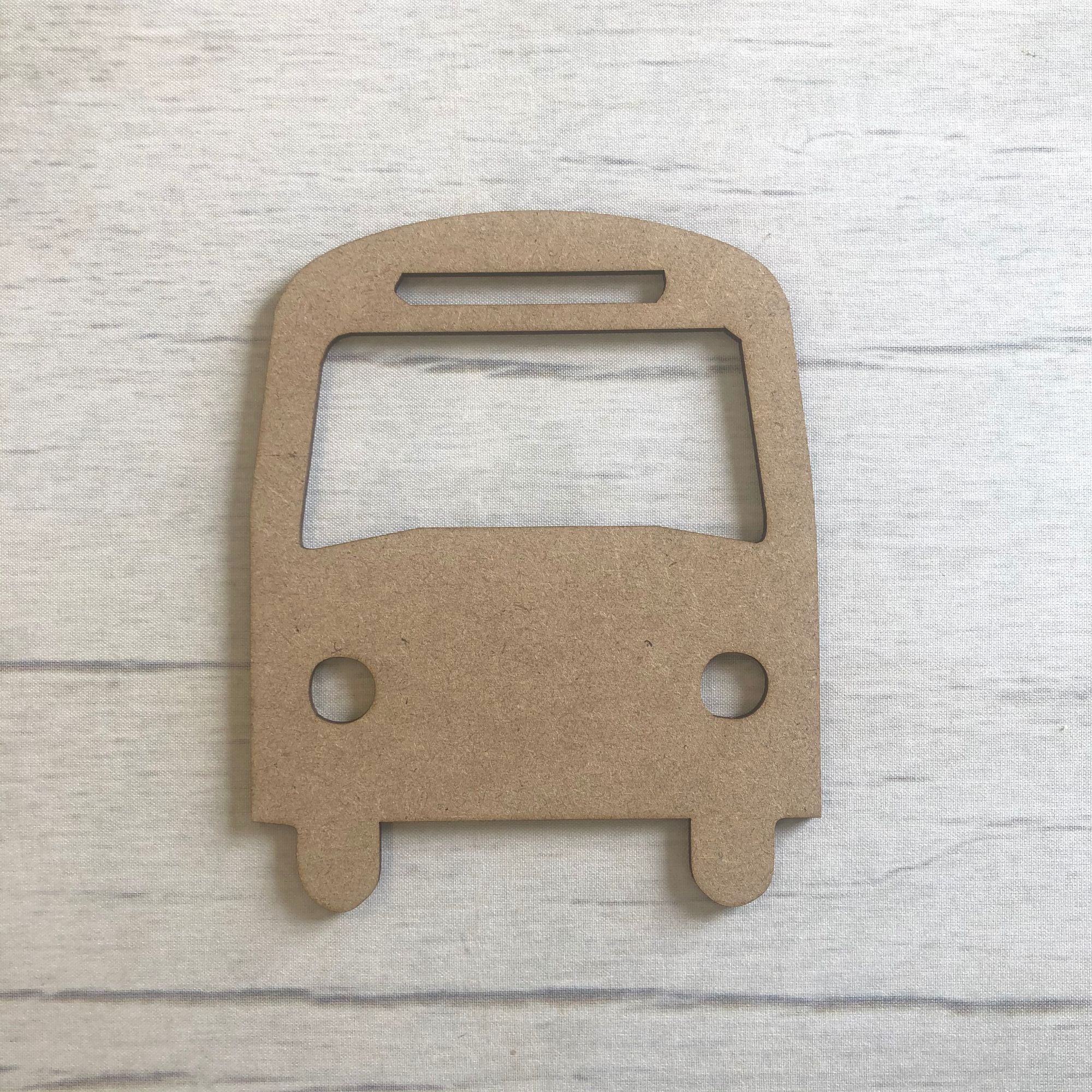 Bus 1 Wooden Craft Shape