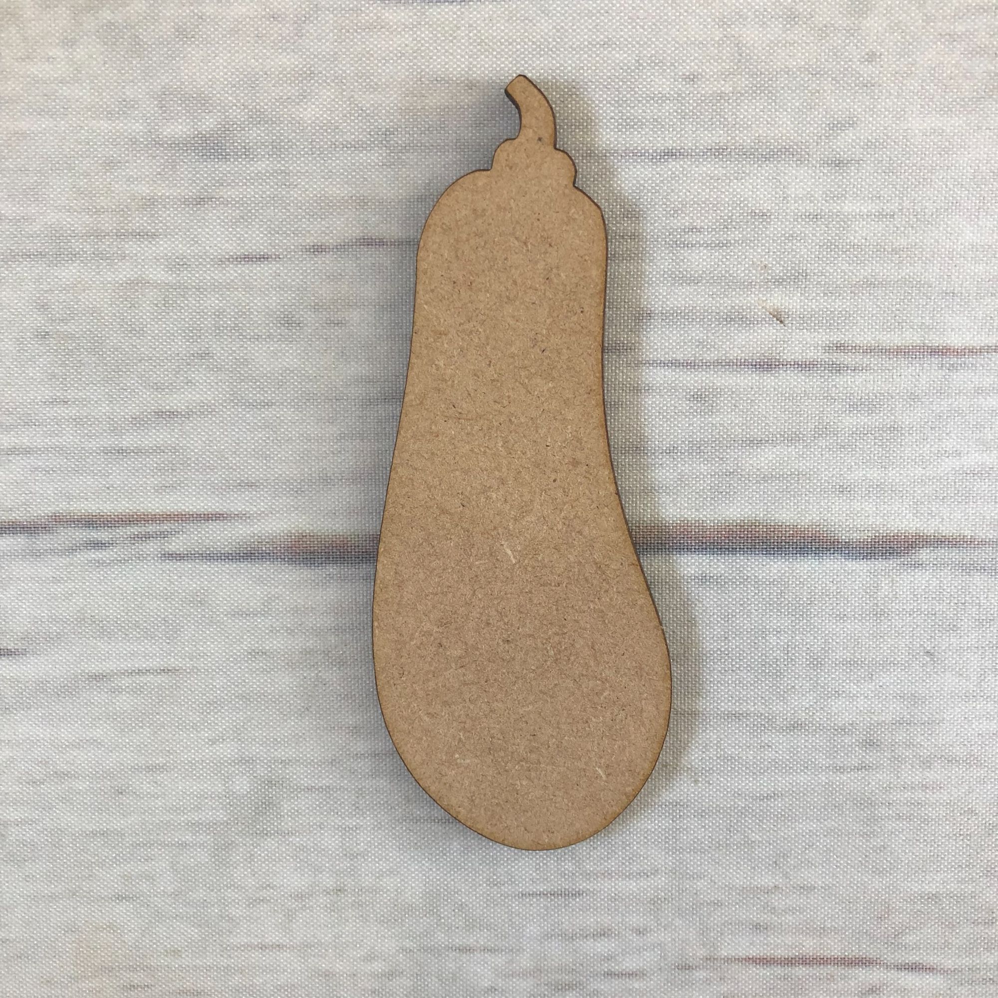 Aubergine Wooden Craft Shape