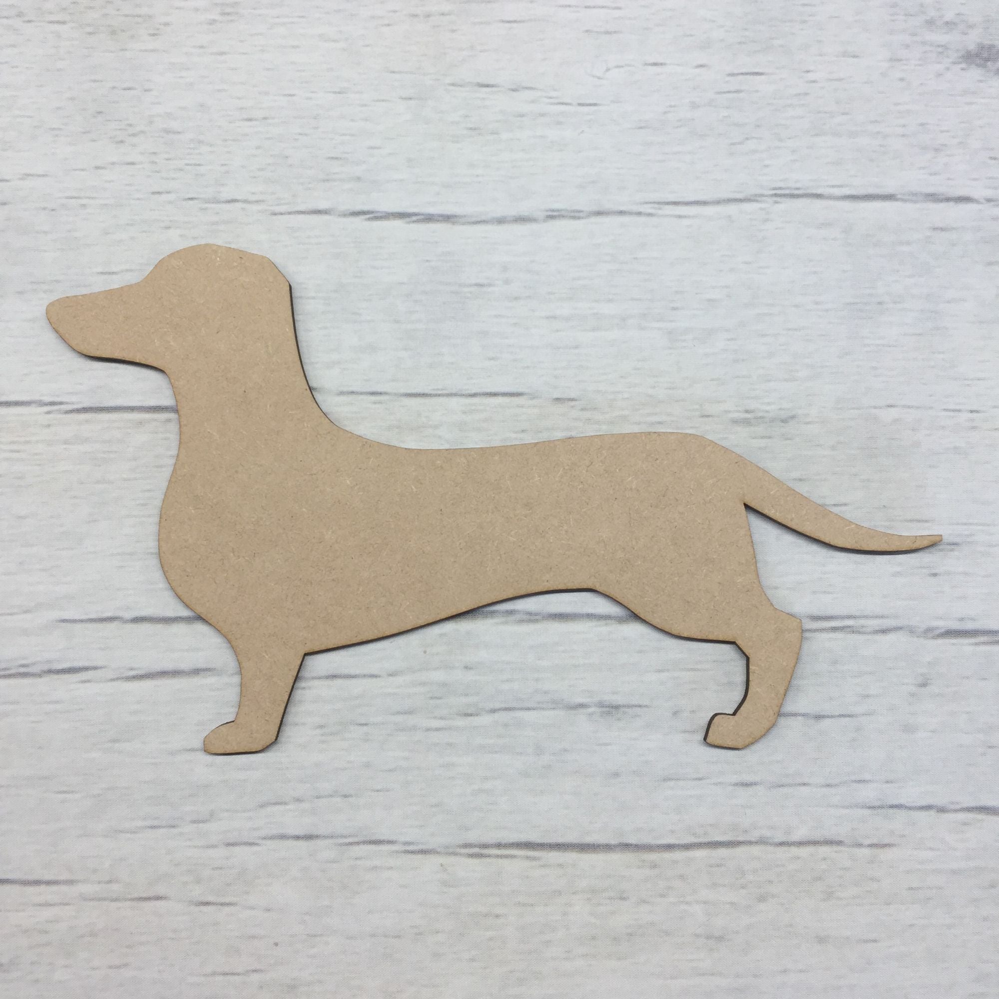 Dog - Sausage dog Wooden Craft Shape
