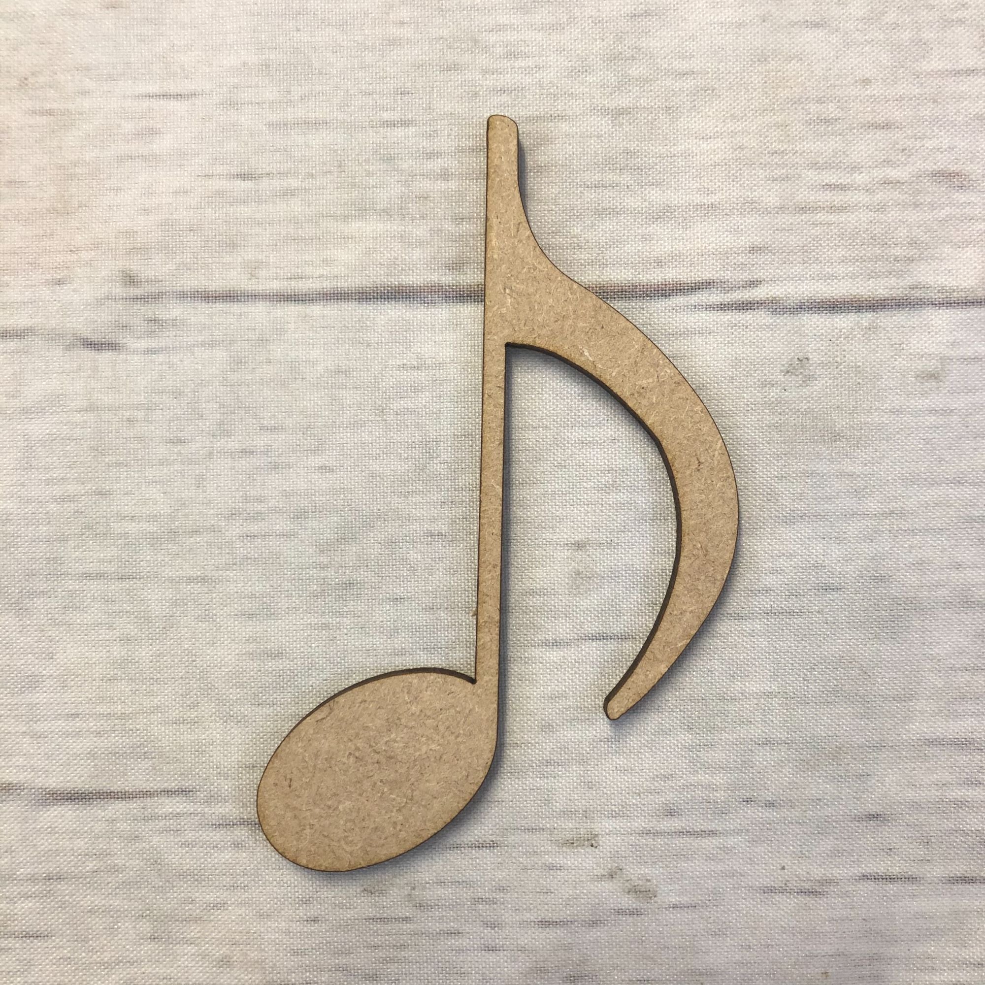 Music Note 2 Wooden Craft Shape