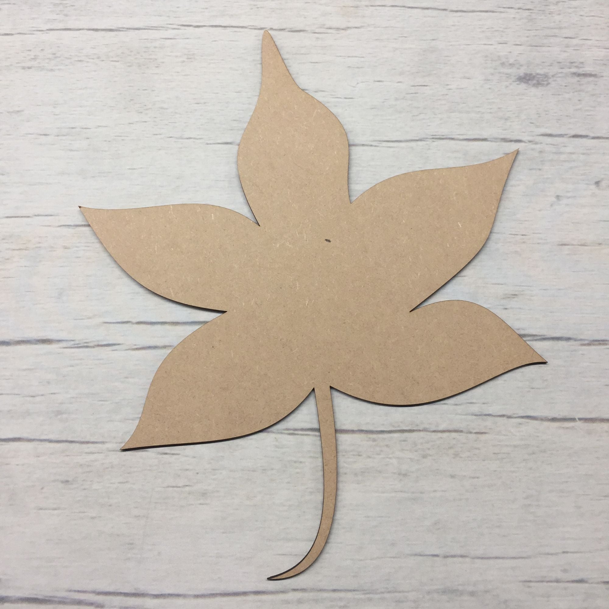 Leaf 4 - Maple leaf Wooden Craft Shape
