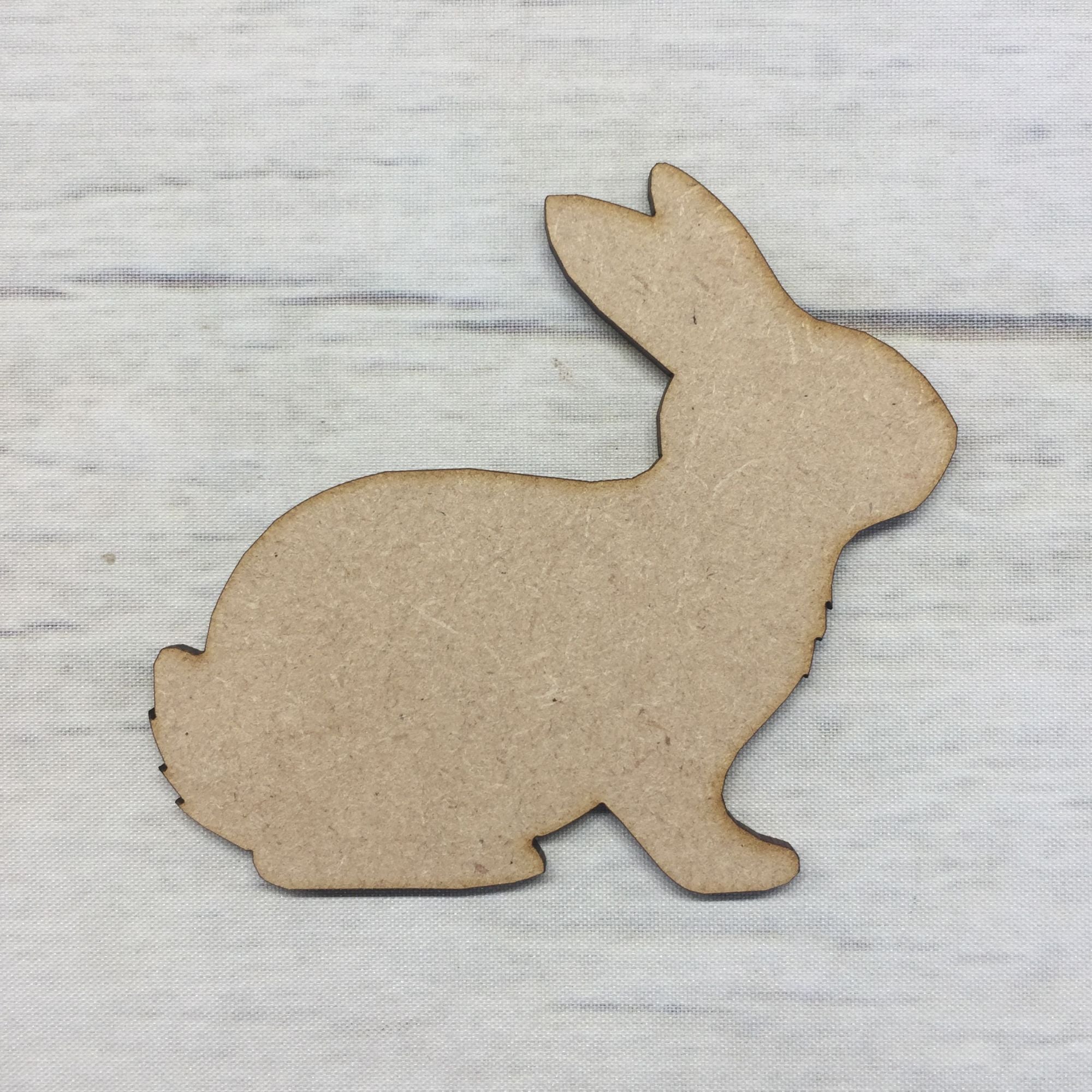 Rabbit 5 Wooden Craft Shape