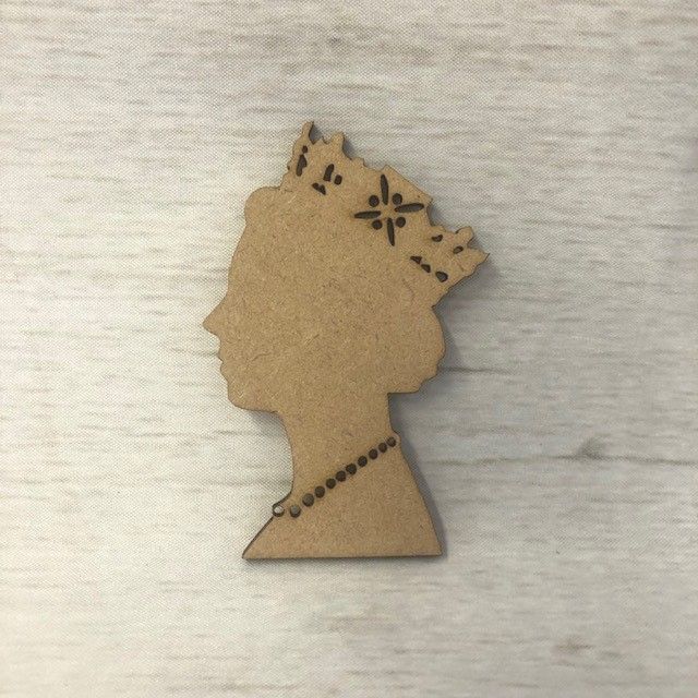 Queen Wooden Craft Shape