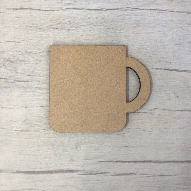 Mug Wooden Craft Shape