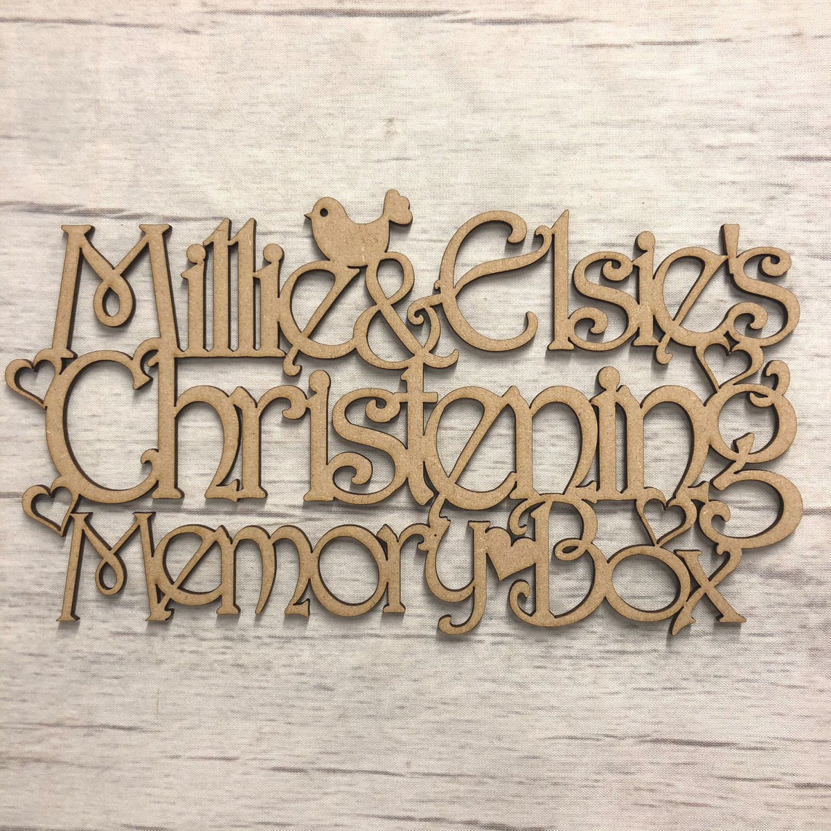 Box topper - Customised memory box - DIY Wooden Bases for Crafting ...