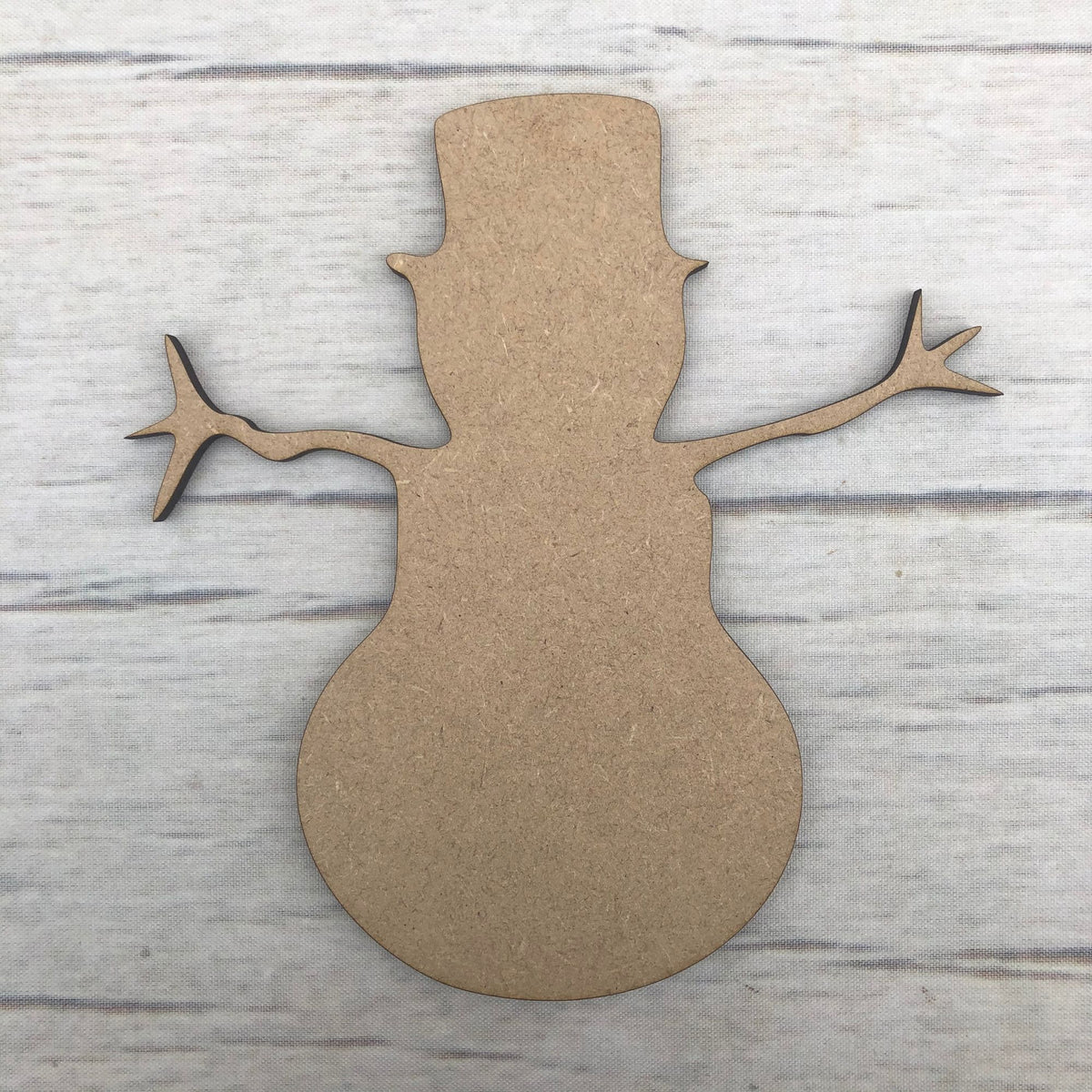 Snowman 2 - Christmas-ready Wooden Bases for DIY Festive Decorations ...